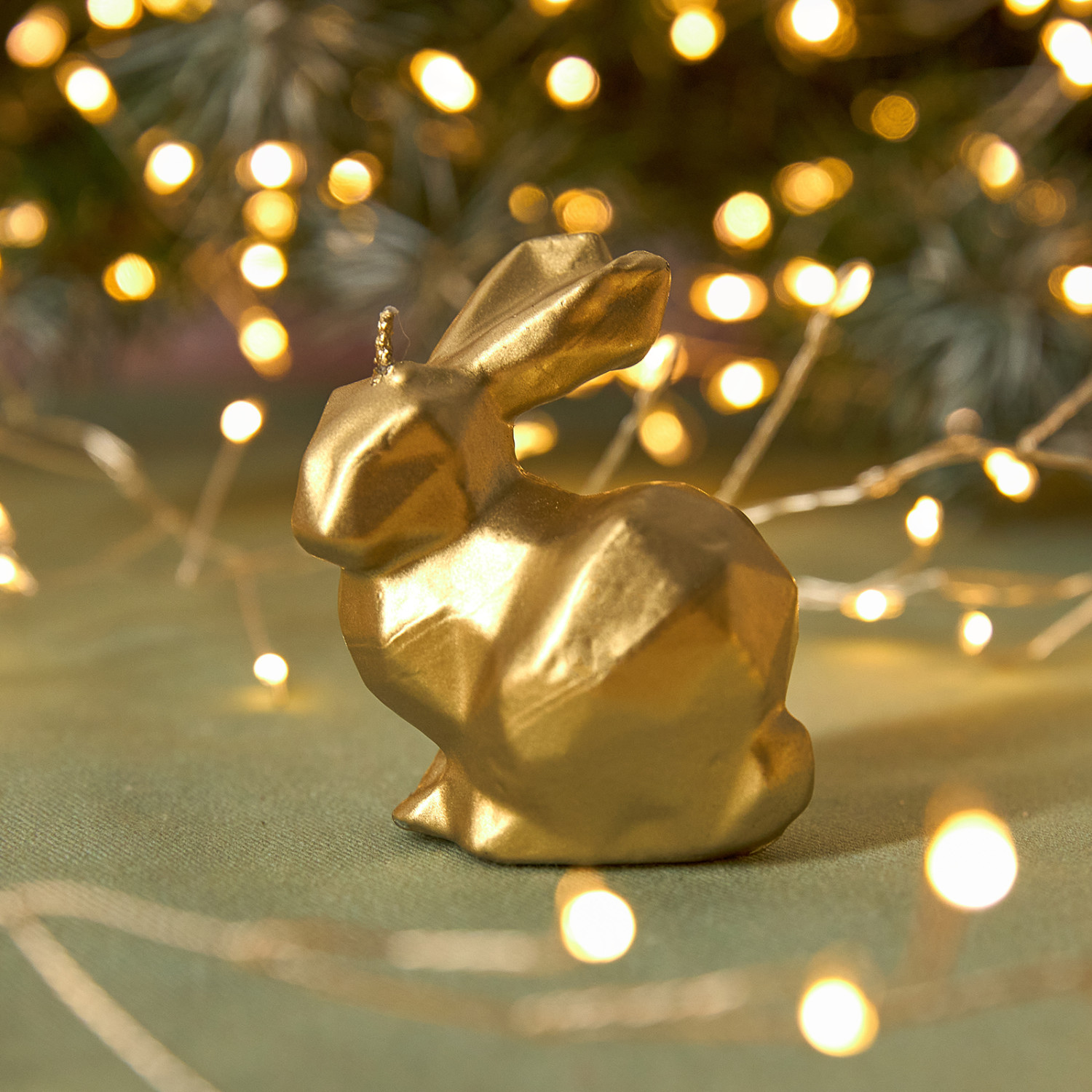 Свеча Rabbit, золото