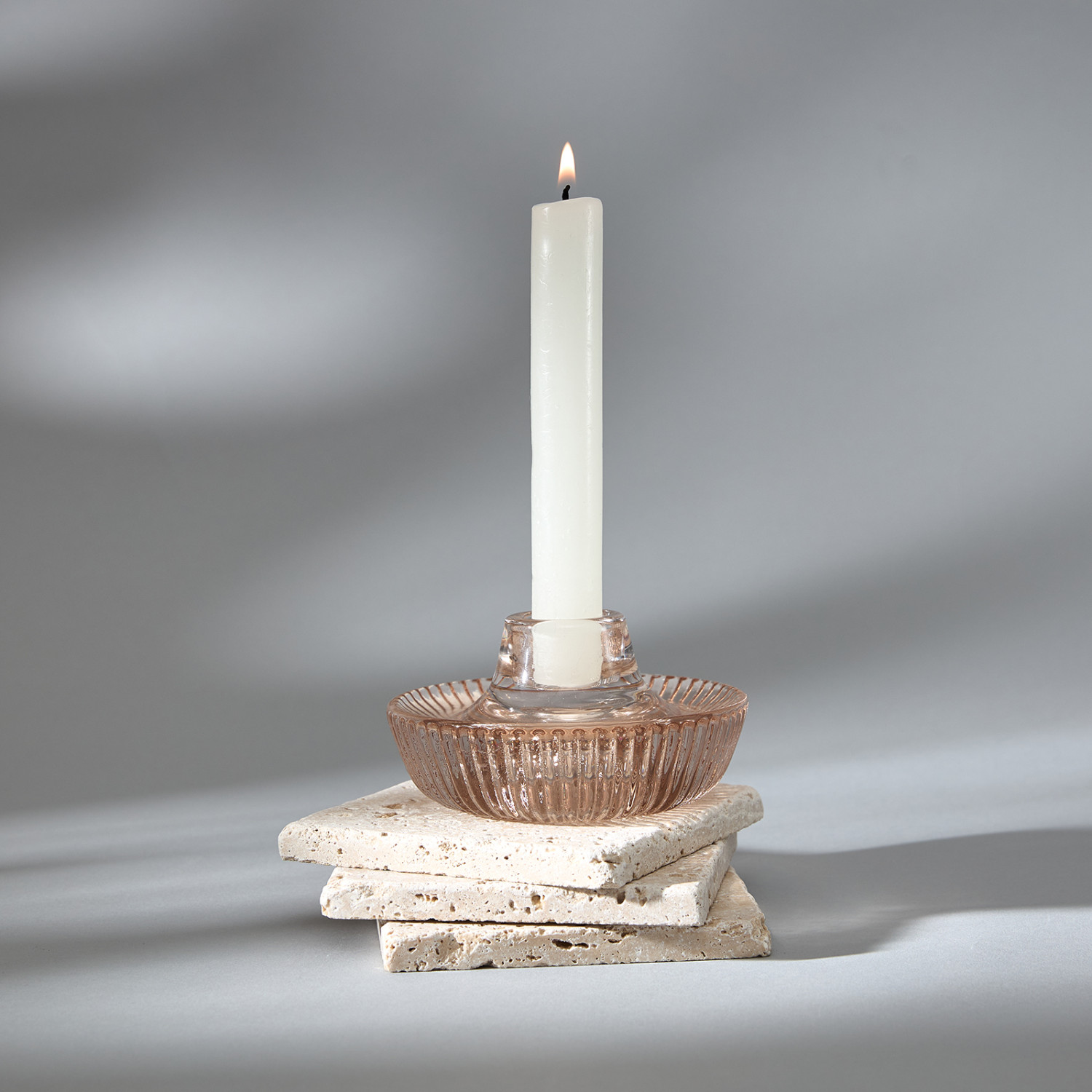 Подсвечник Orlando, бежевый - фото № 2