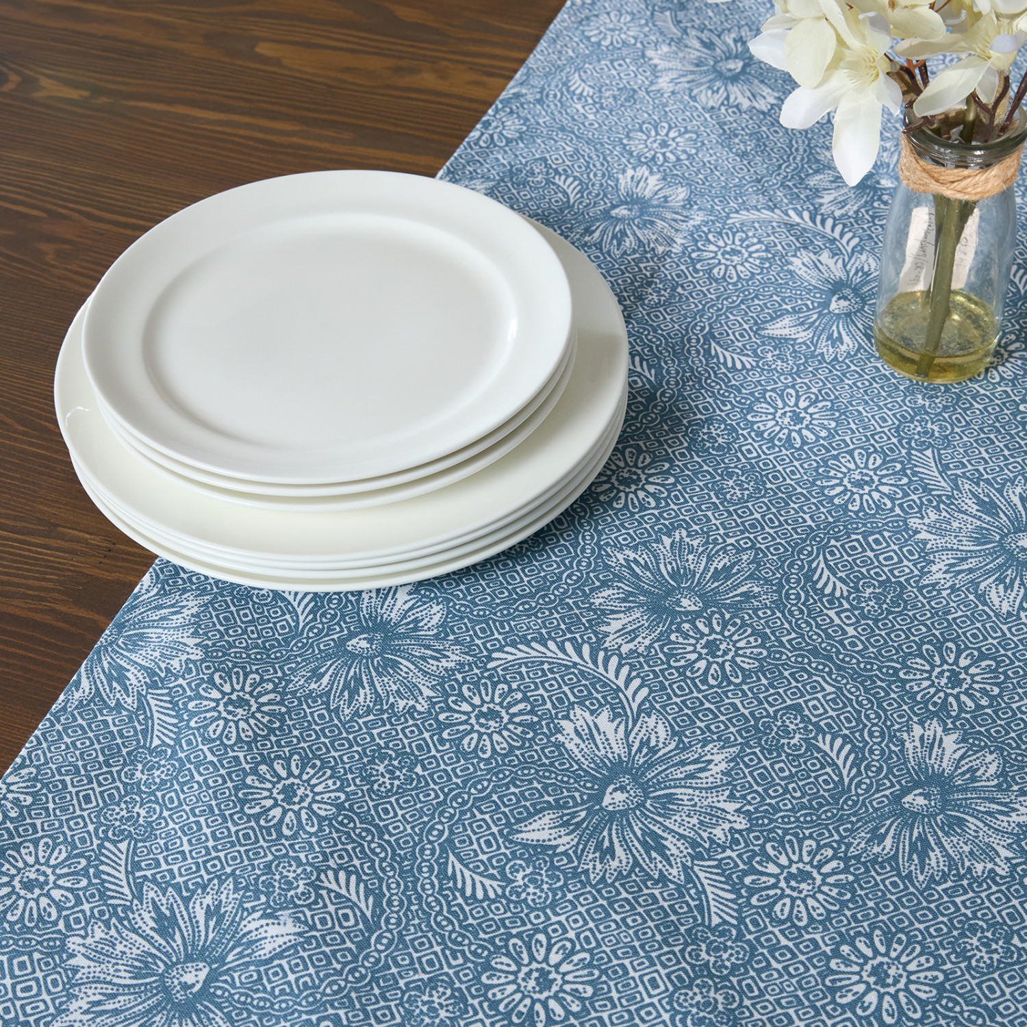 Скатерть-дорожка Нежное кружево/Dolce pizzo - фото № 4