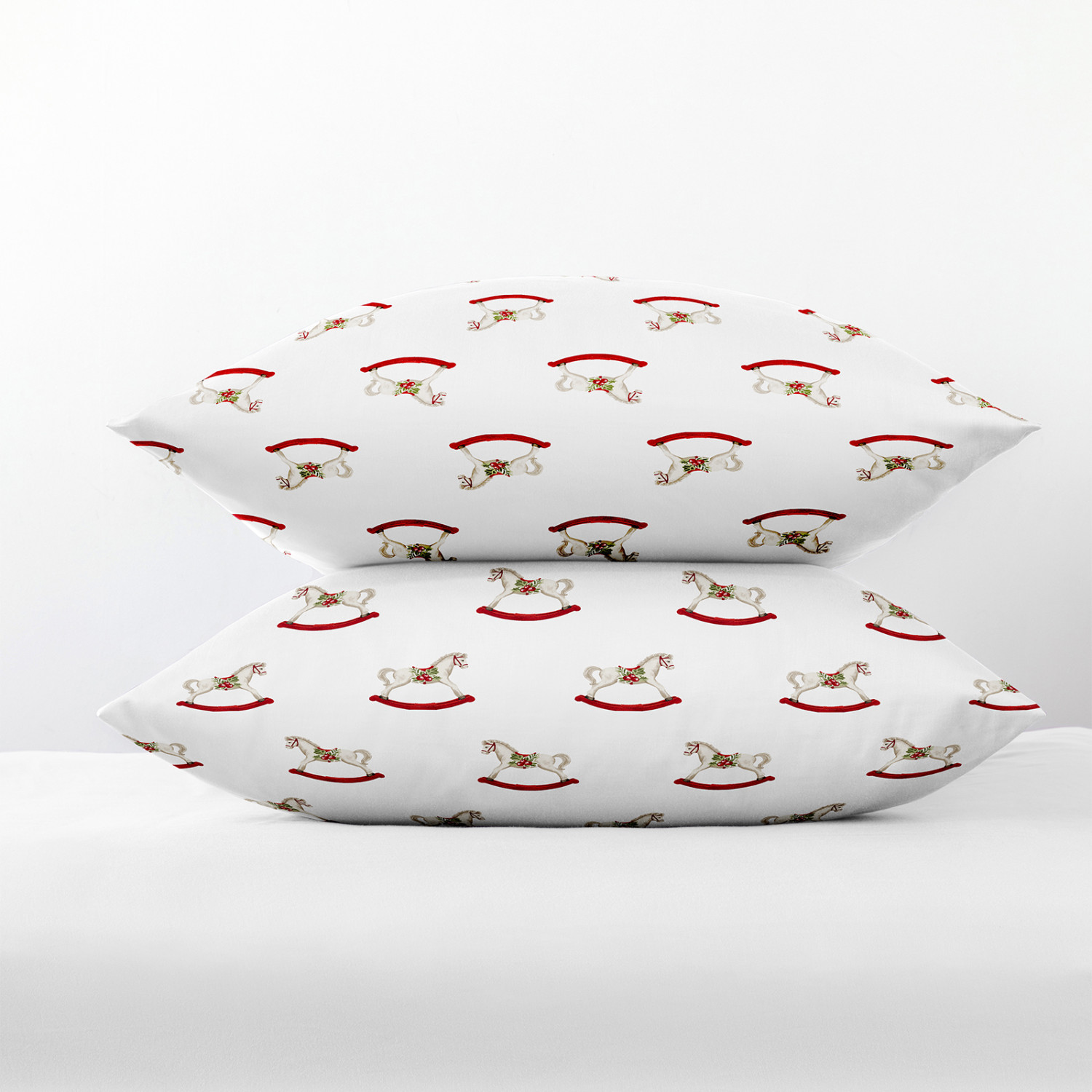 Комплект наволочек Игрушечные лошадки/Toy horses - фото № 5