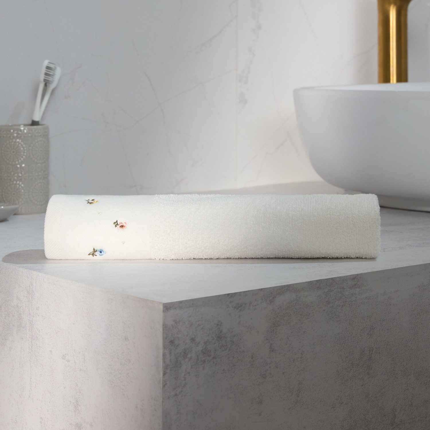 Полотенце махровое Цветочек/Fiorellino III - фото № 10