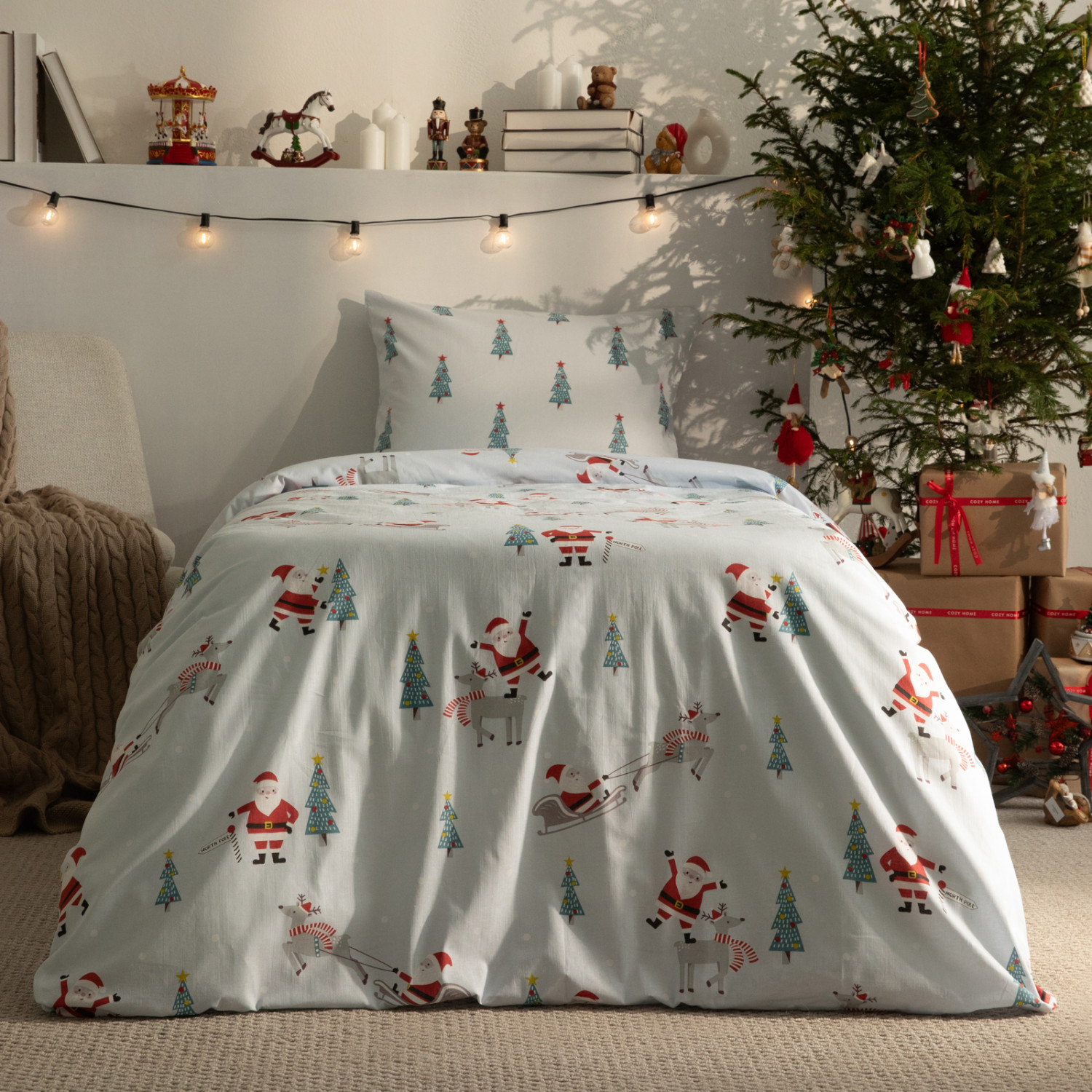 Постельное белье детское Волшебные санки/Magic Sleigh - фото № 3