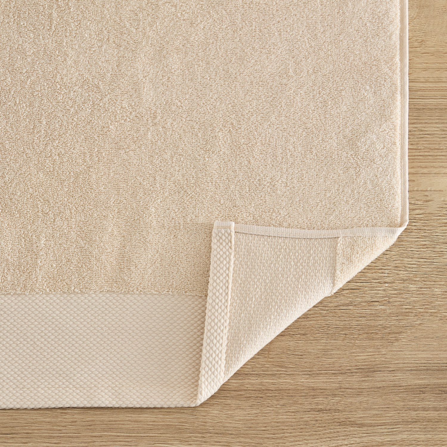 Полотенце махровое Strisce, бежевое - фото № 4