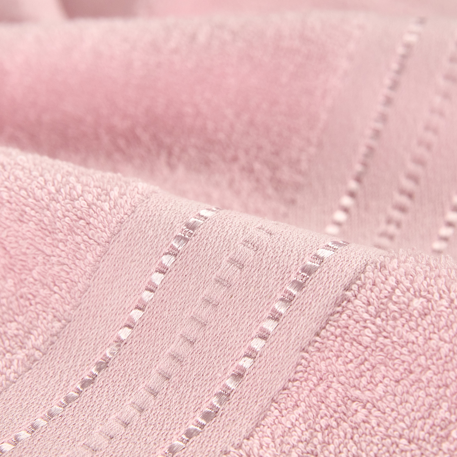 Полотенце махровое Basena, светло-розовое - фото № 4