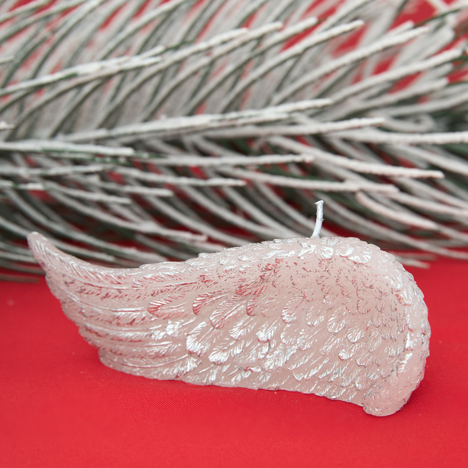 Свеча Крыло ангела/Angel Wings, белая - фото № 2