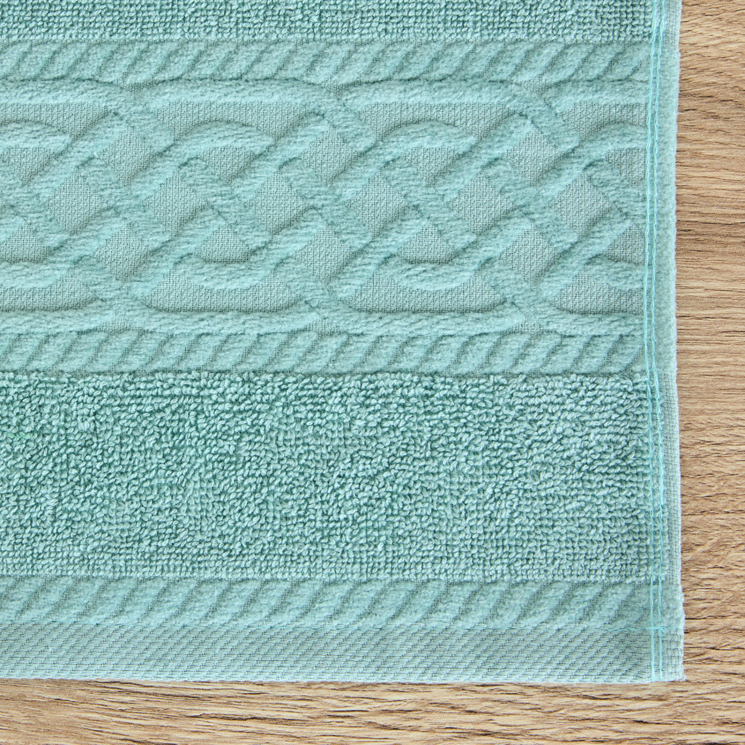 Полотенце махровое Констанца/Costanza, бирюза - фото № 5