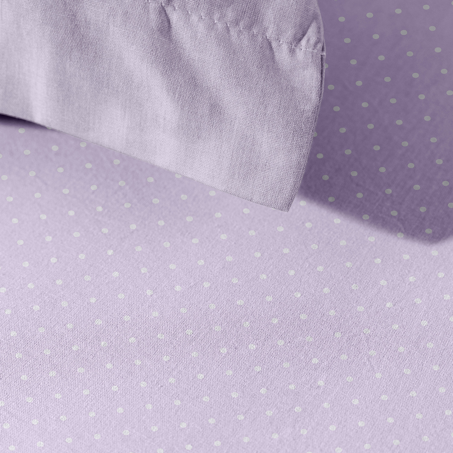 Простыня Lavender, горошек - фото № 2