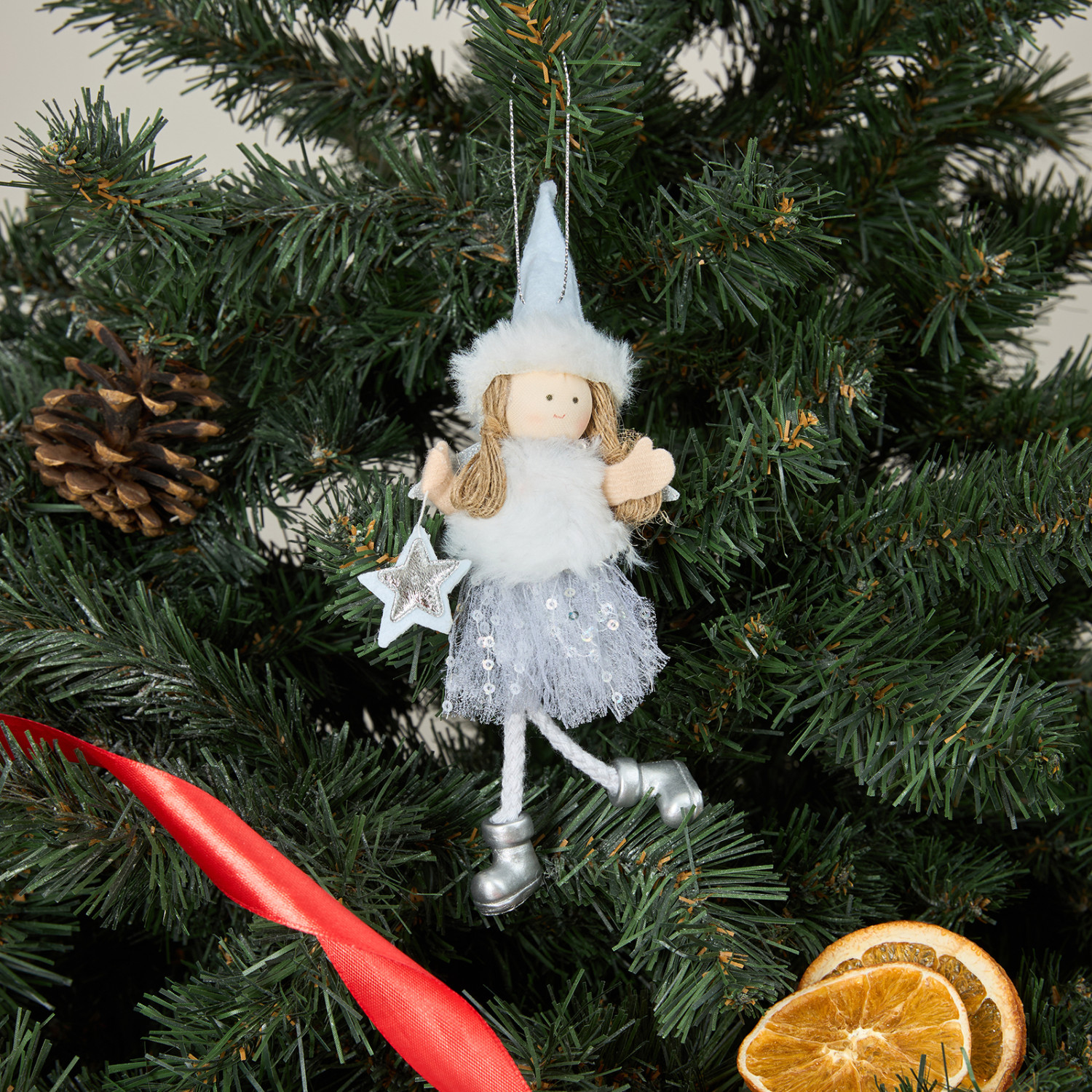 Елочная игрушка Зимняя фея/Winter Fay III