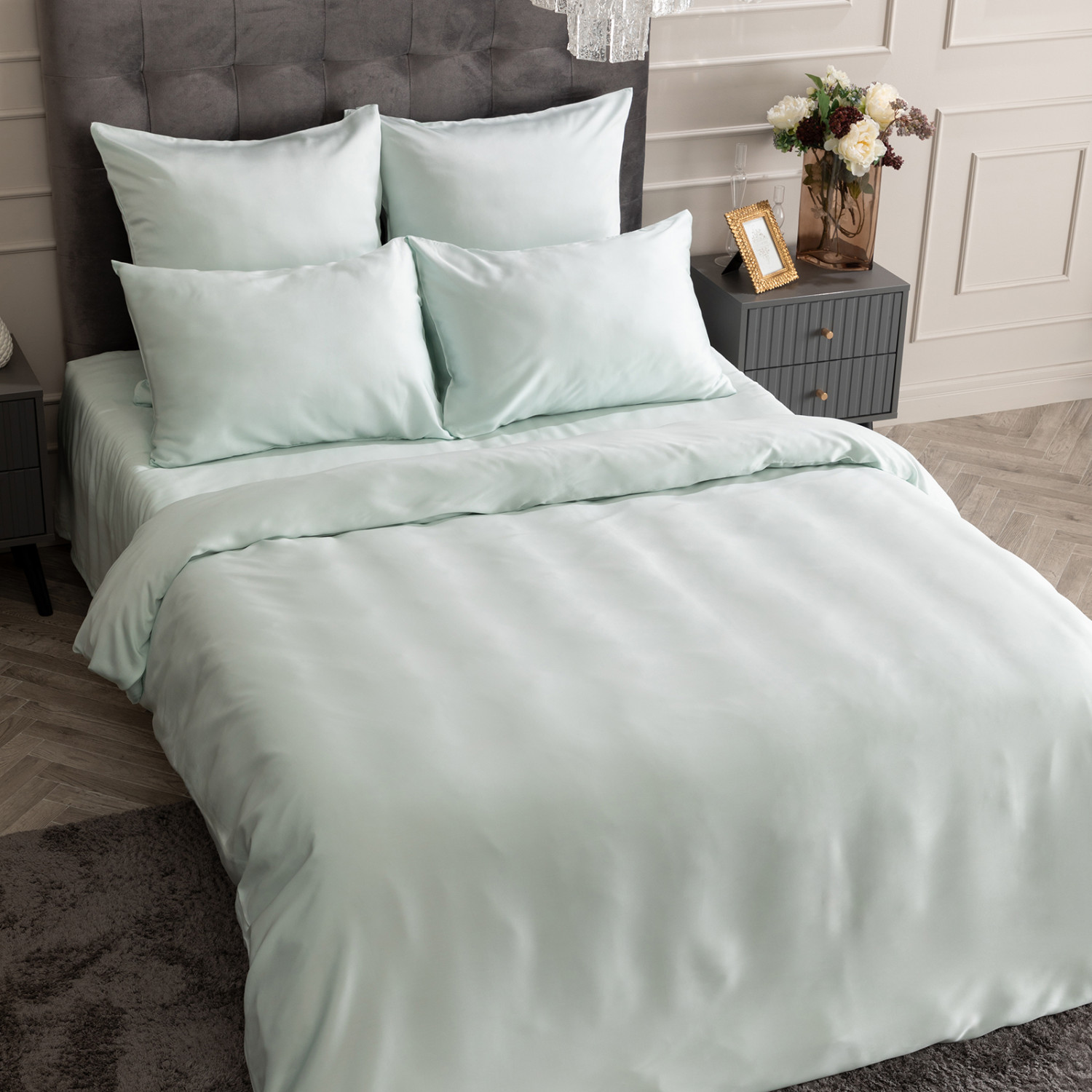 Постельное белье Pale Blue - фото № 4