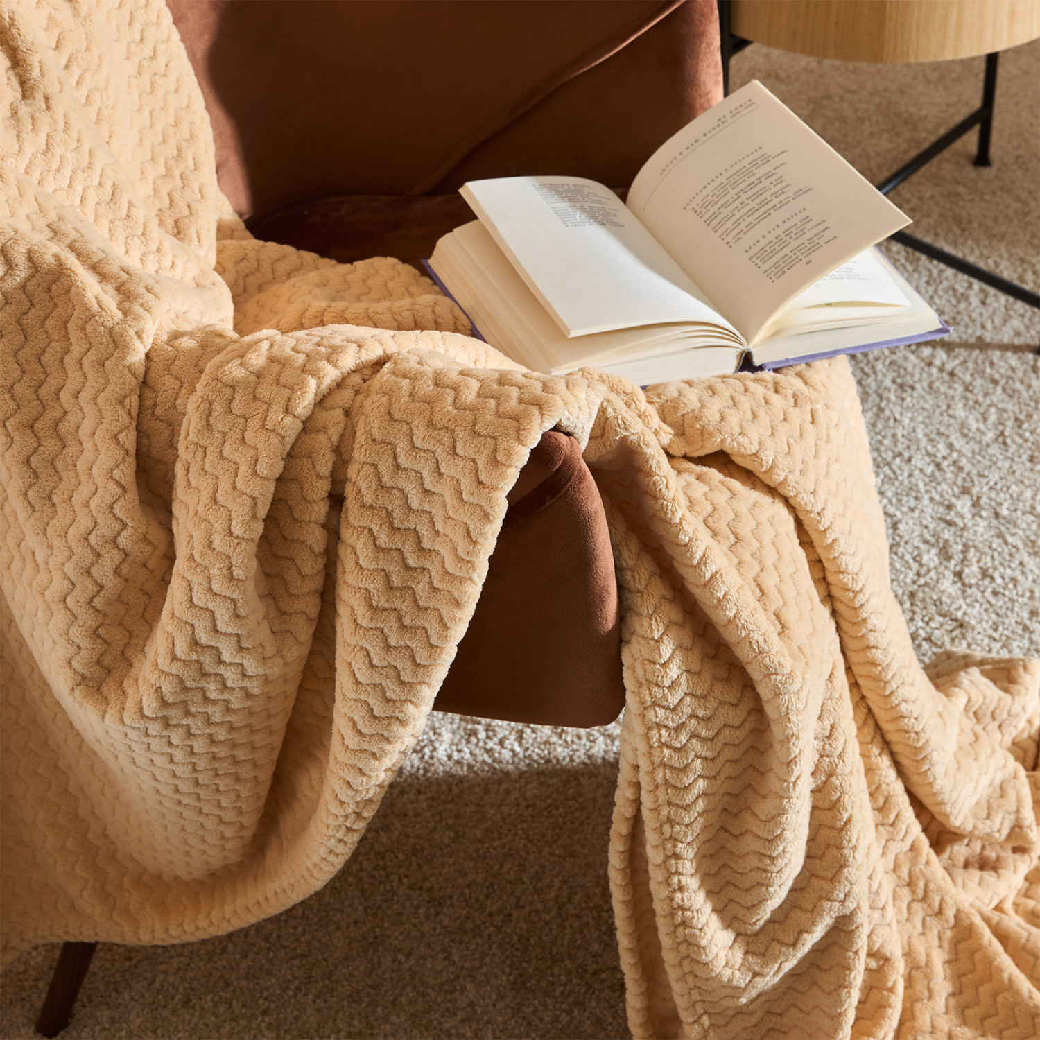 Плед Delizioso, экрю - фото № 4