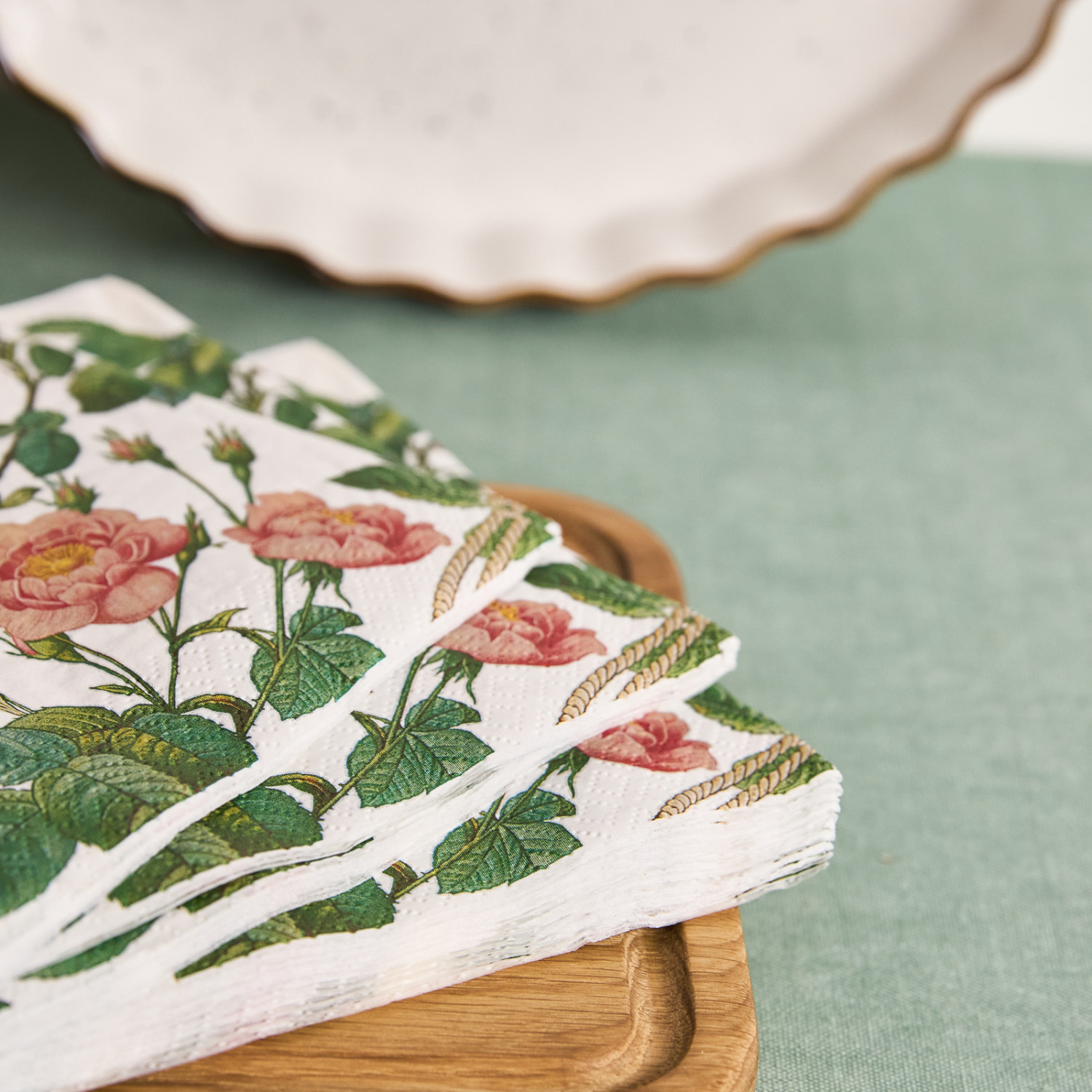 Салфетки бумажные Rosehip - фото № 3