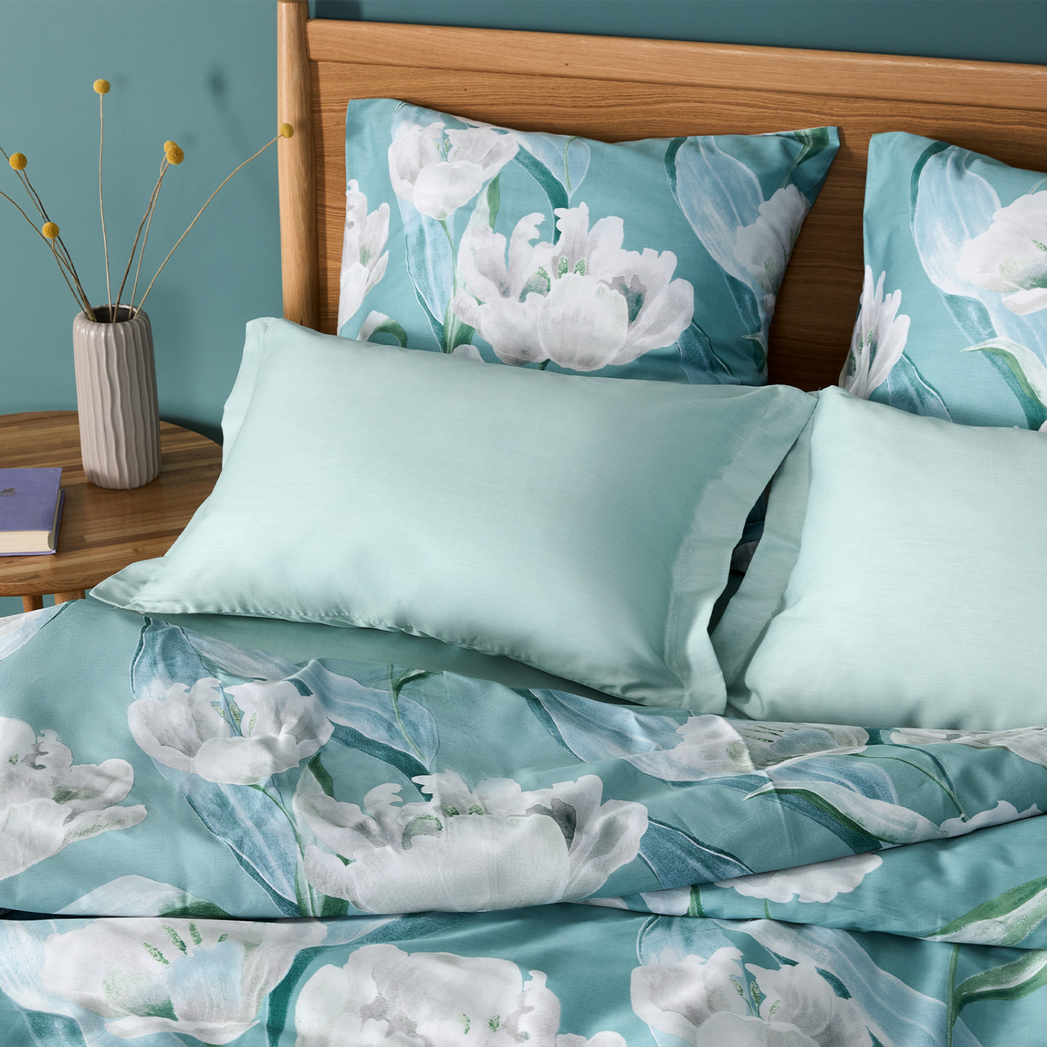 Постельное белье Primi tulipani, 4 наволочки - фото № 7