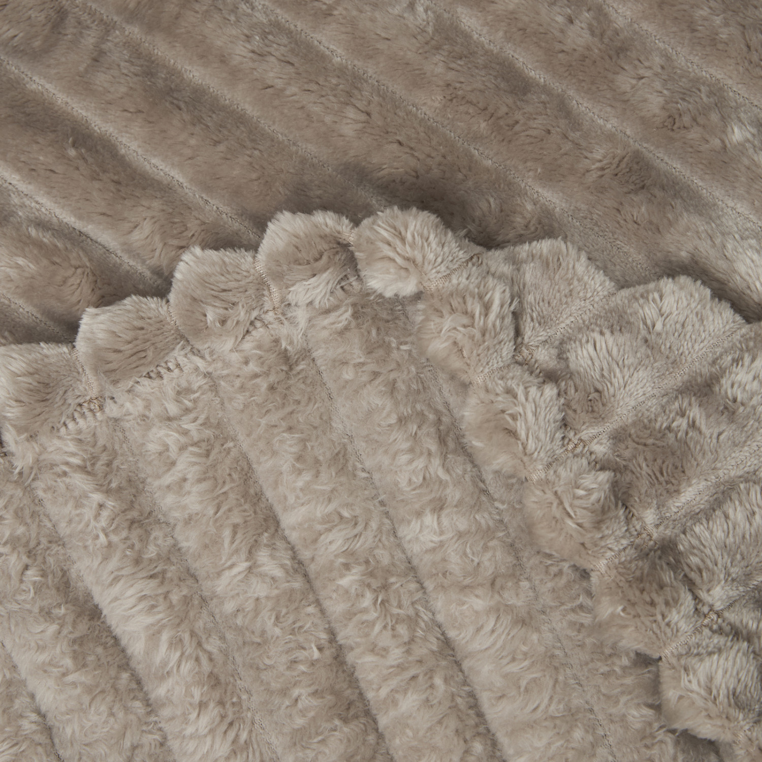 Плед Soft strip, темно-серый - фото № 5