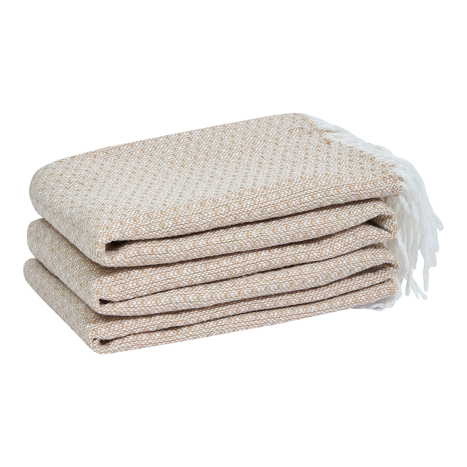 Плед Валенца/Valenza, бежевый - фото № 8