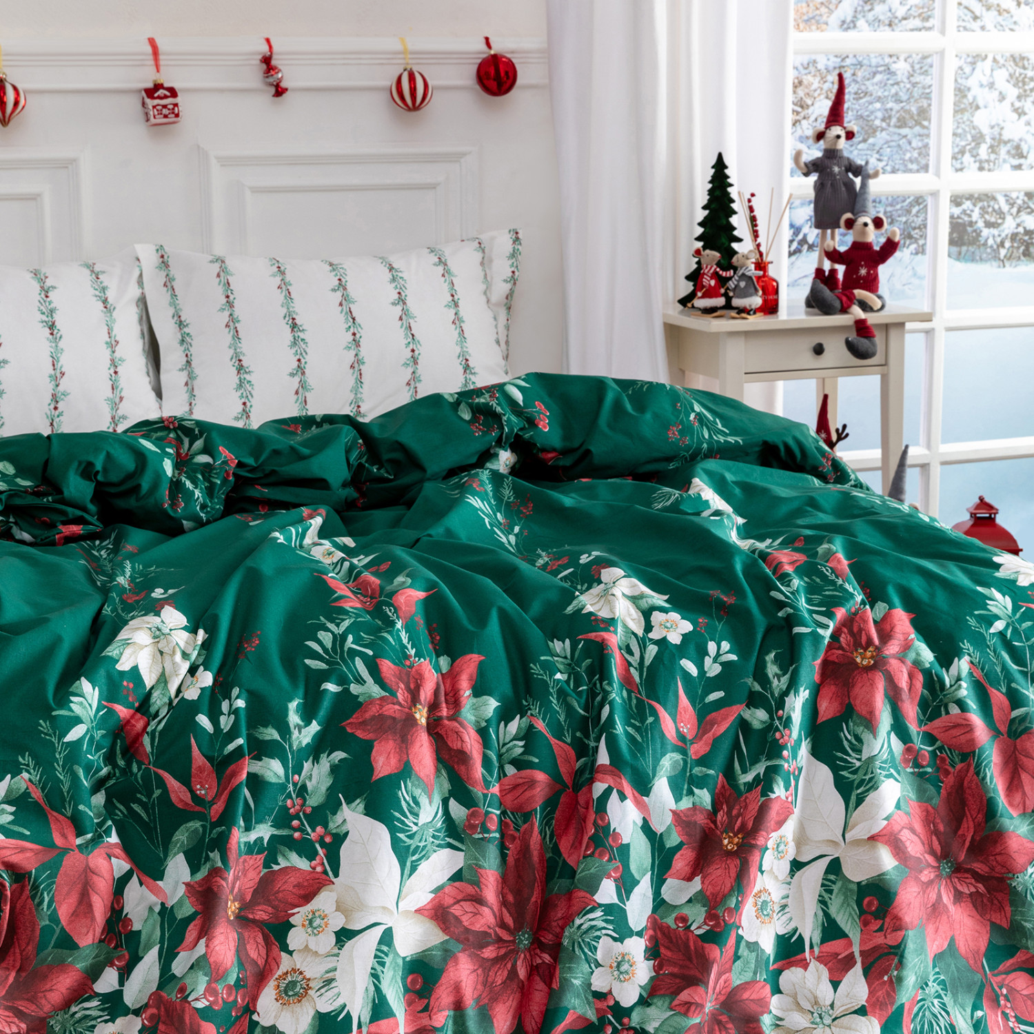Постельное белье Christmas Flower - фото № 6