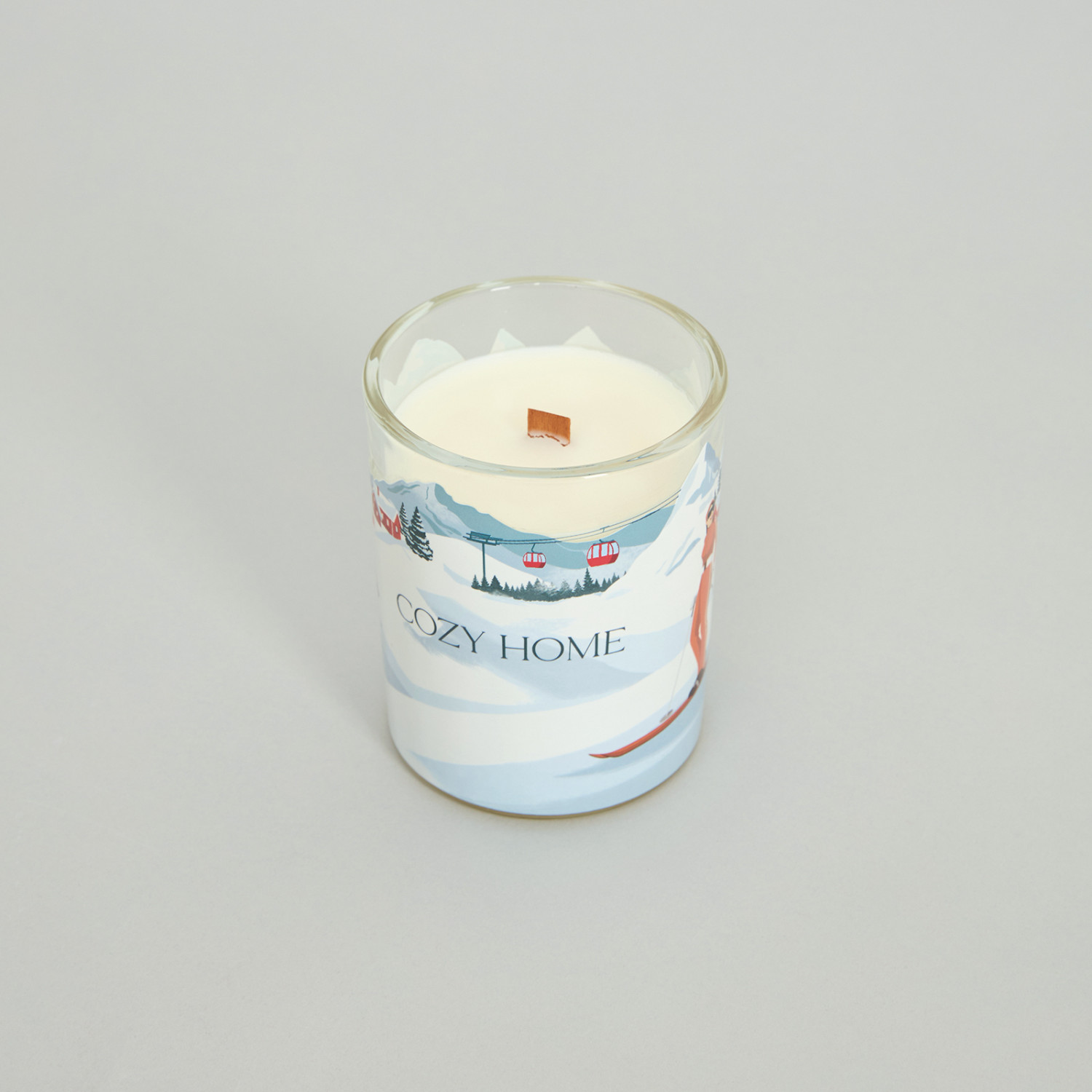 Свеча ароматическая Горнолыжные приключения/Ski adventures - фото № 10