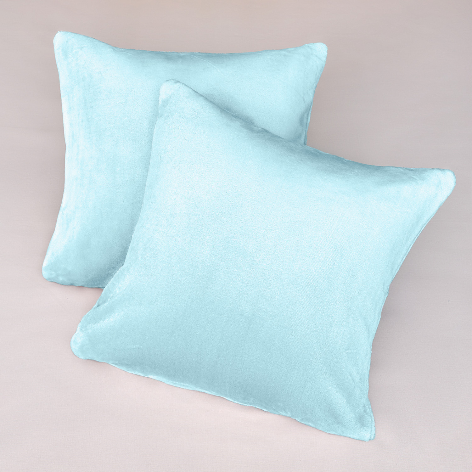 Наволочка декоративная Supersoft, голубая - фото № 3