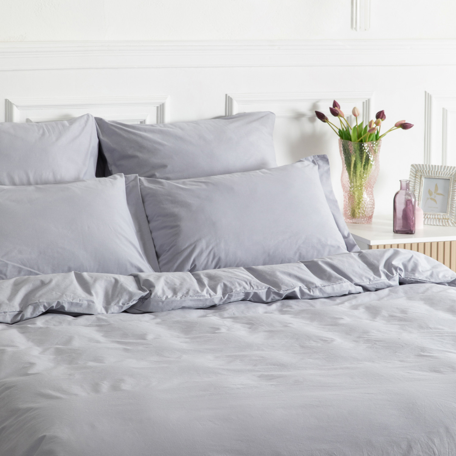 Постельное белье Серый рассвет/Gray dawn - фото № 10