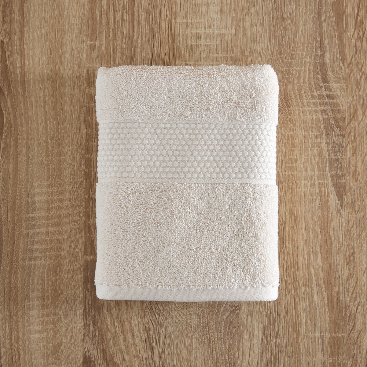 Полотенце махровое Favo, бежевое - фото № 3