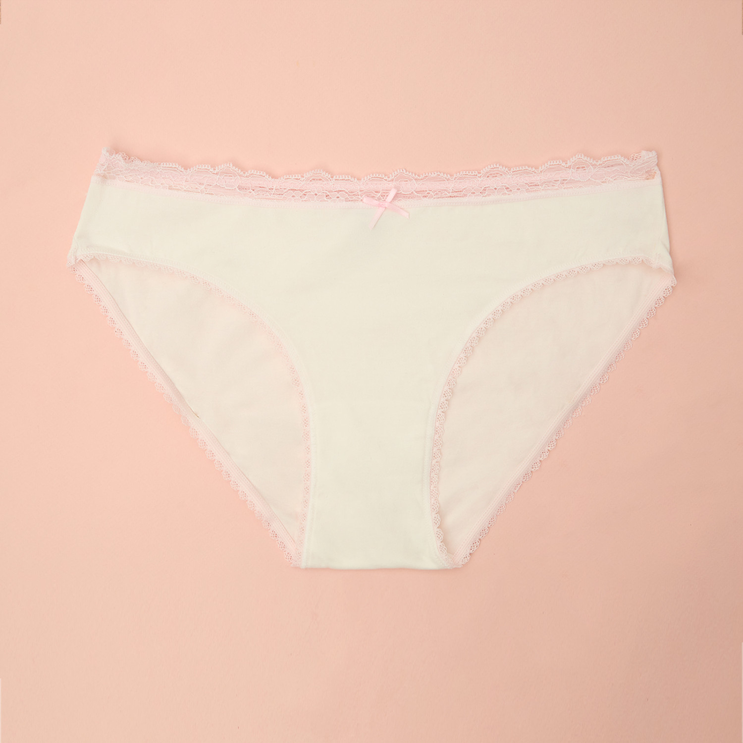Набор трусов Slip, бежевые/розовые - фото № 12