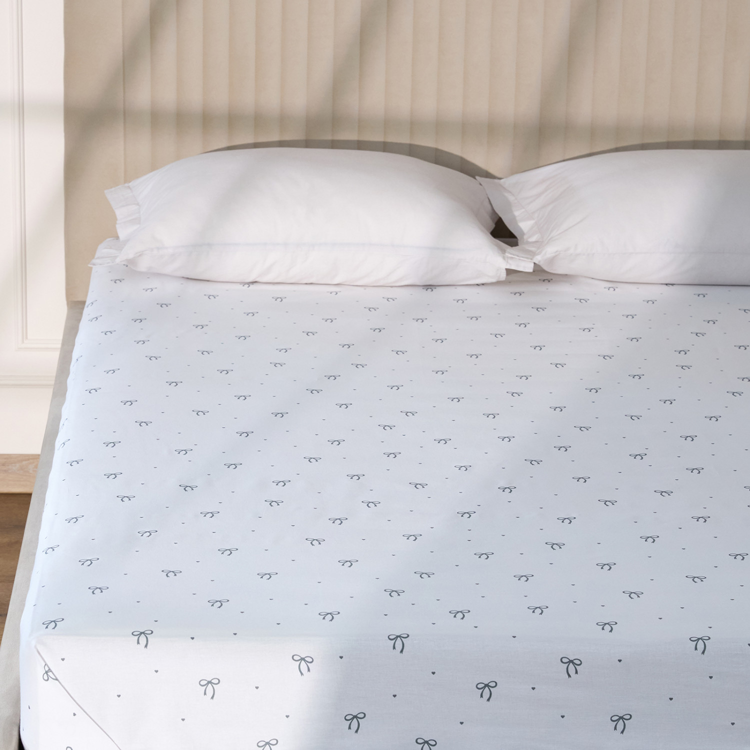 Простыня Графитовый бант - фото № 5