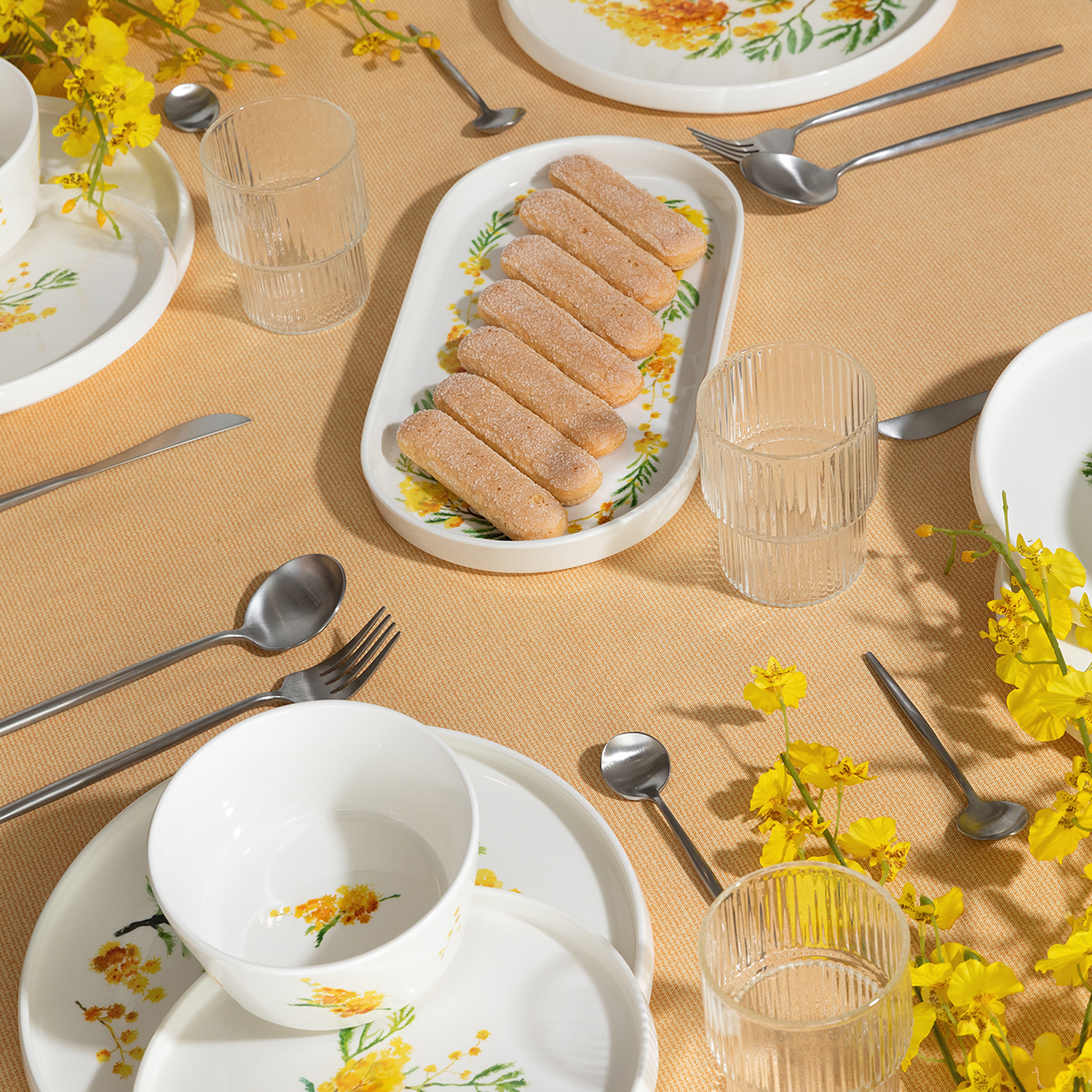 Скатерть-дорожка Mimosa - фото № 7