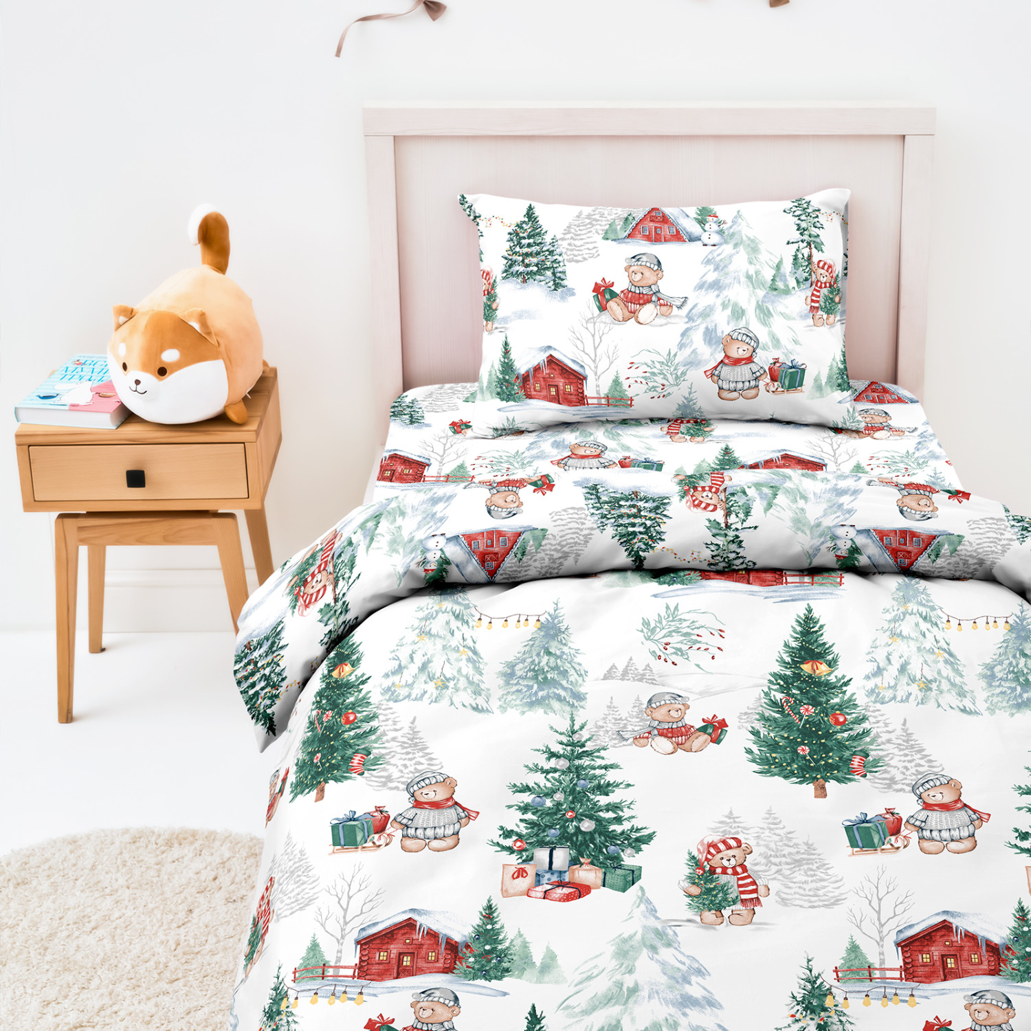 Постельное белье детское Christmas bears - фото № 4