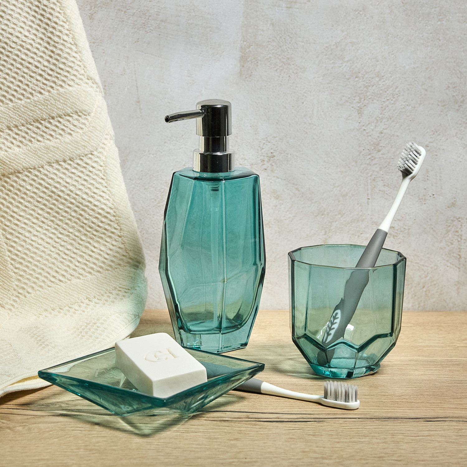 Стакан для зубных щеток Савона/Savona, зеленый - фото № 3