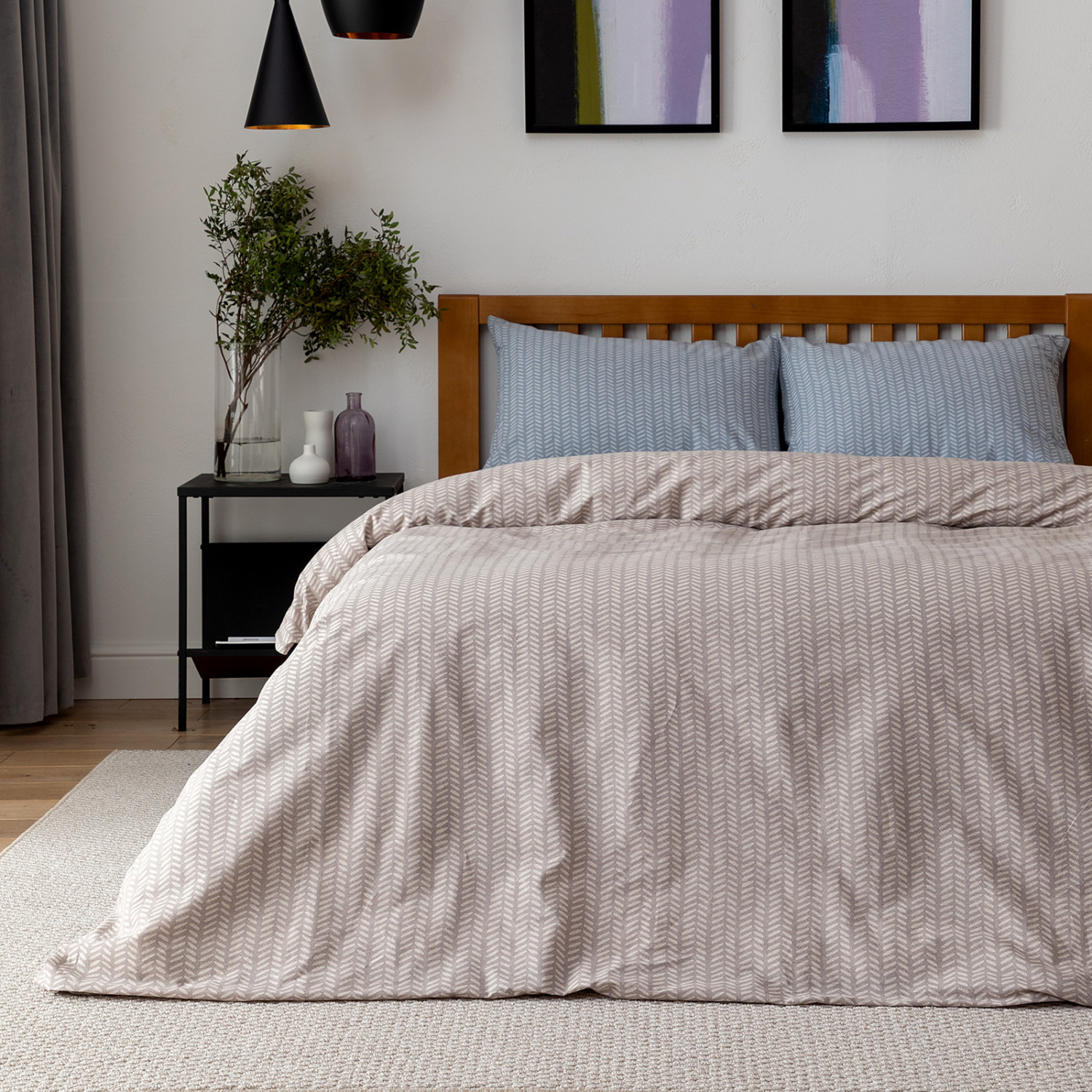 Постельное белье Gustavo, бежевое - фото № 3