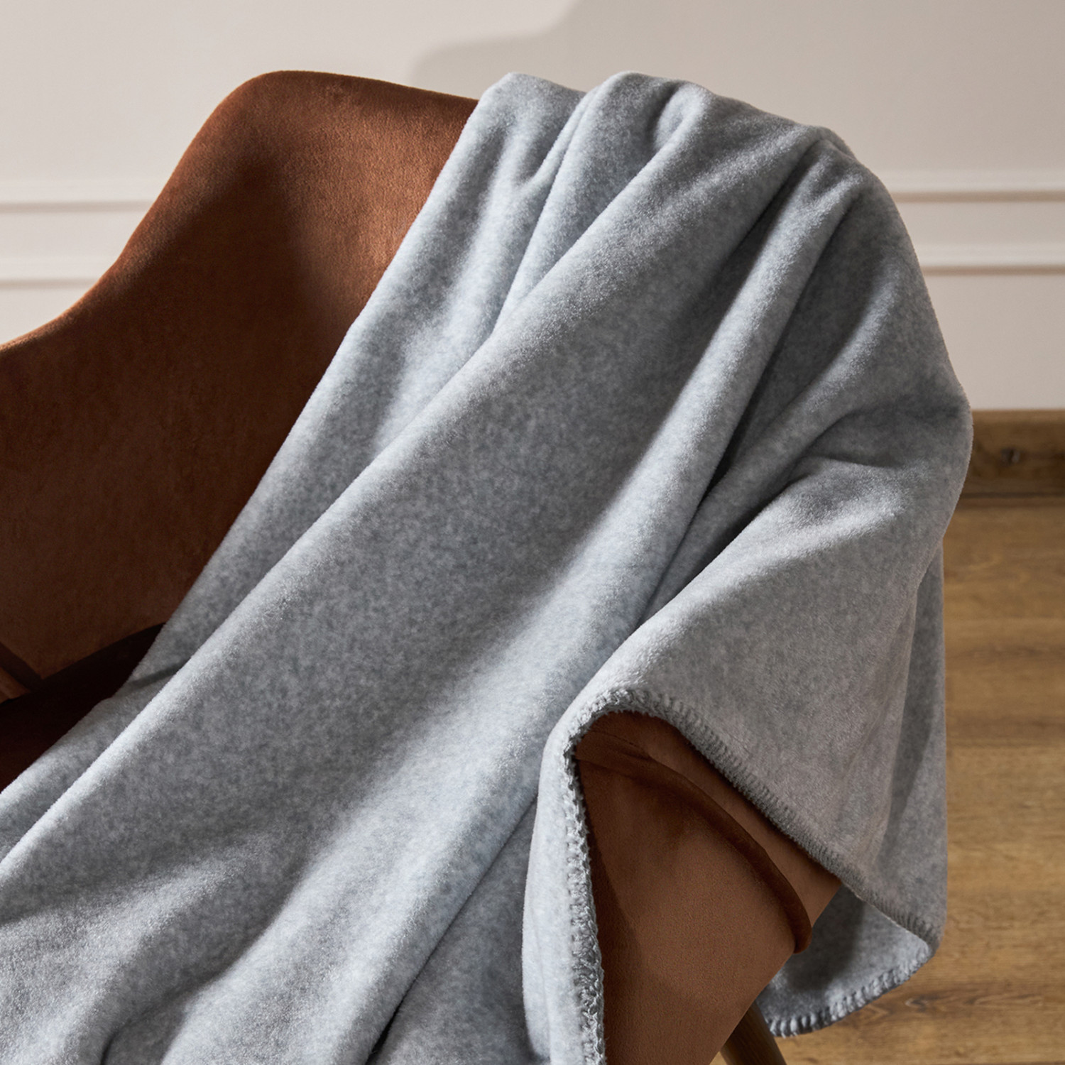 Плед Пончо/Poncho, серый - фото № 2