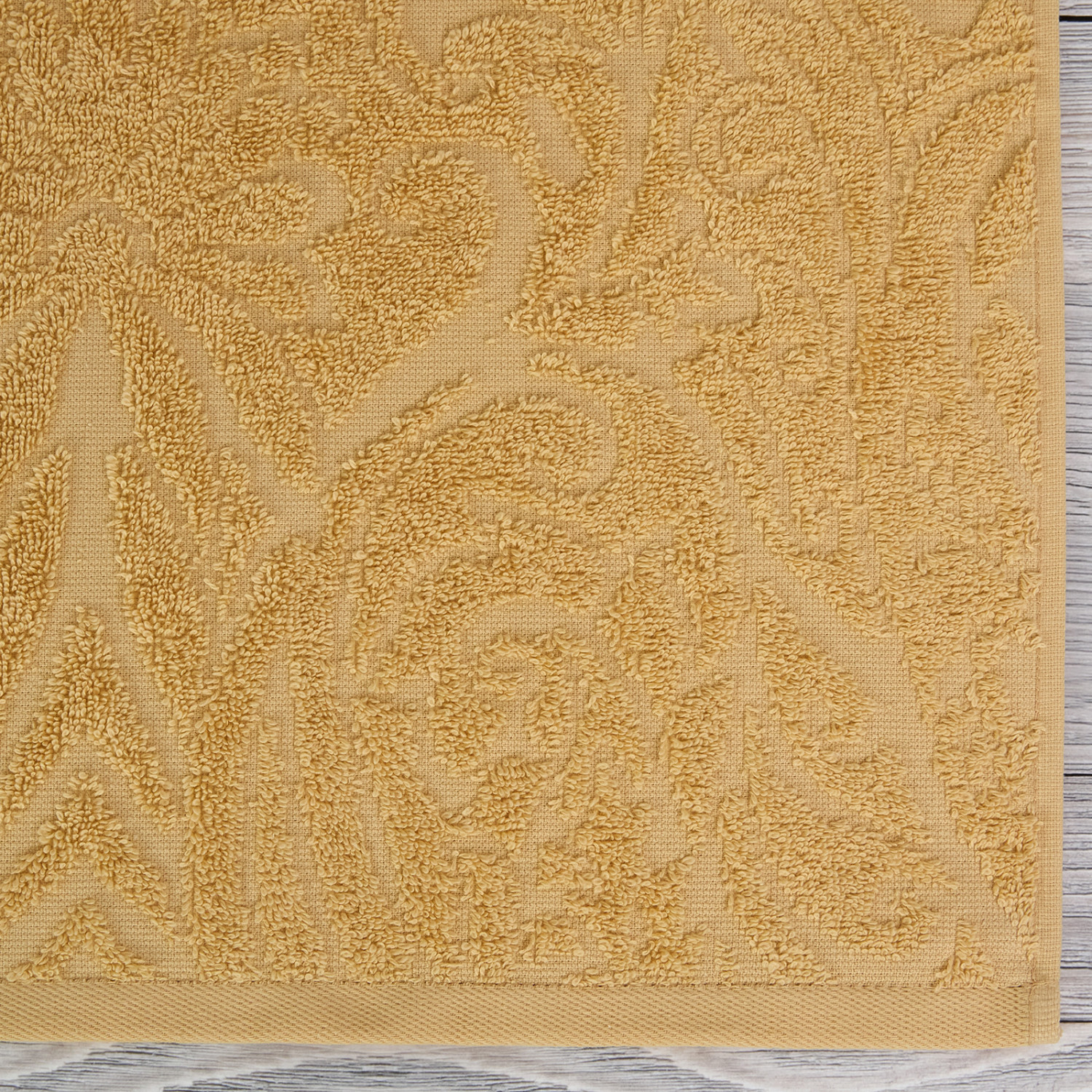 Полотенце махровое Colebria, желтое - фото № 6