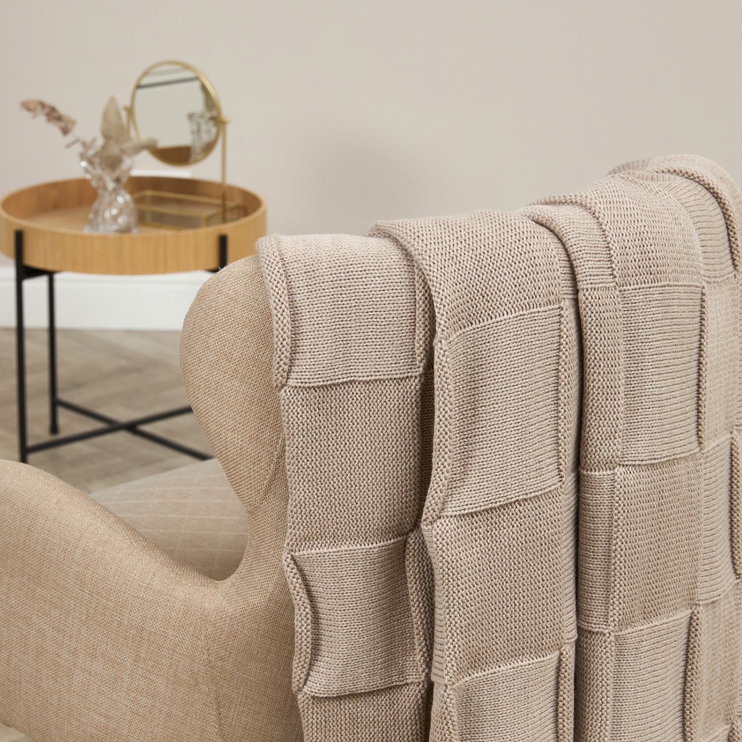 Плед Ambra, бежевый - фото № 2