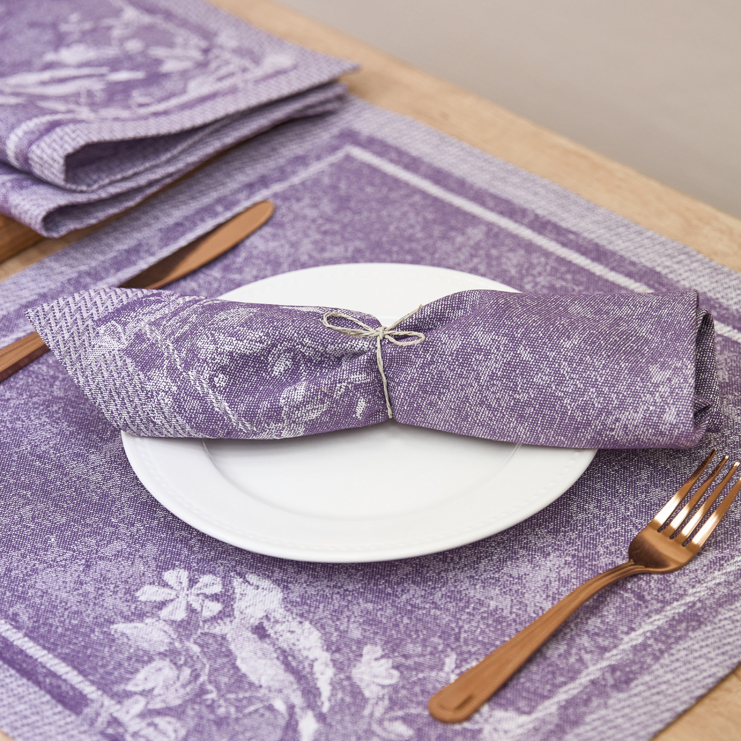 Набор салфеток Istante, фиолетовый - фото № 3