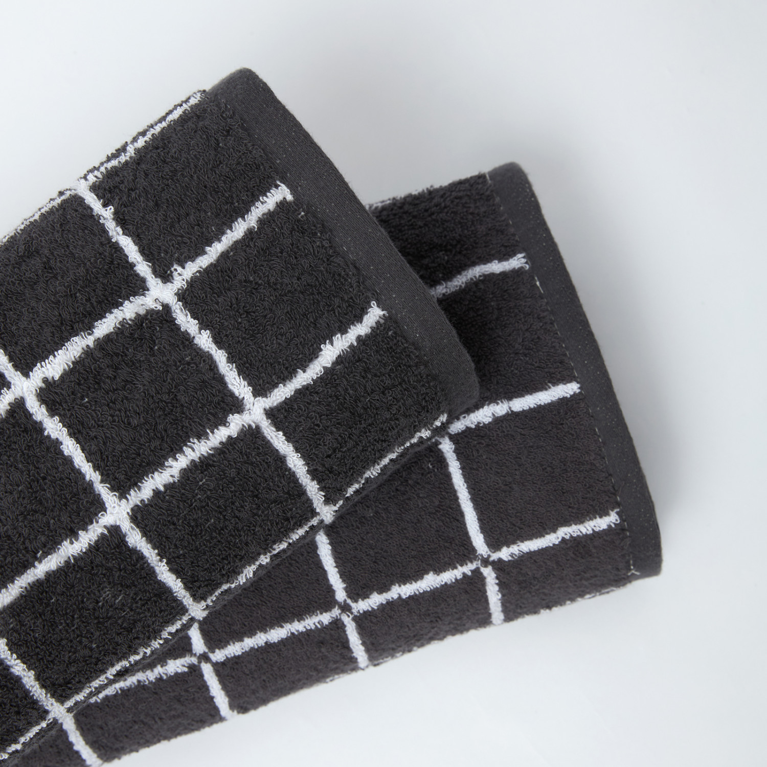 Комплект махровых полотенец Большая клетка/Gabbia larga II - фото № 3