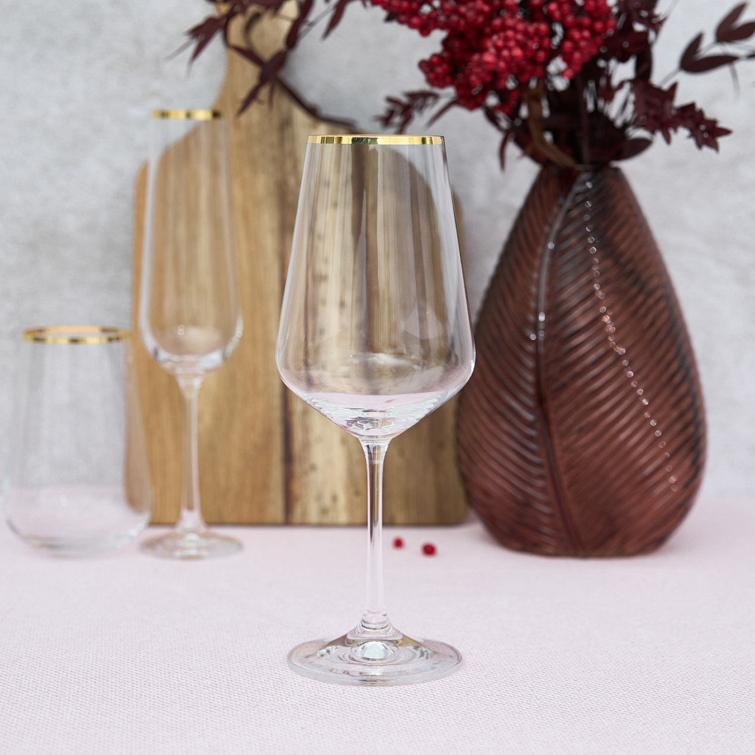 Бокал для вина Kasandra Gold - фото № 2
