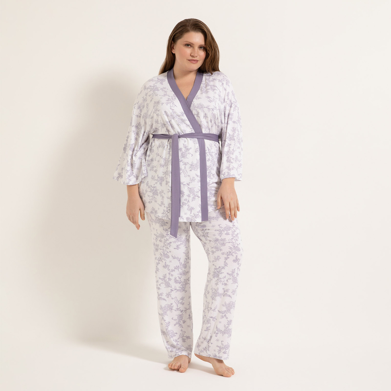 Пижама Сиреневая симфония/Violet symphony III - фото № 6