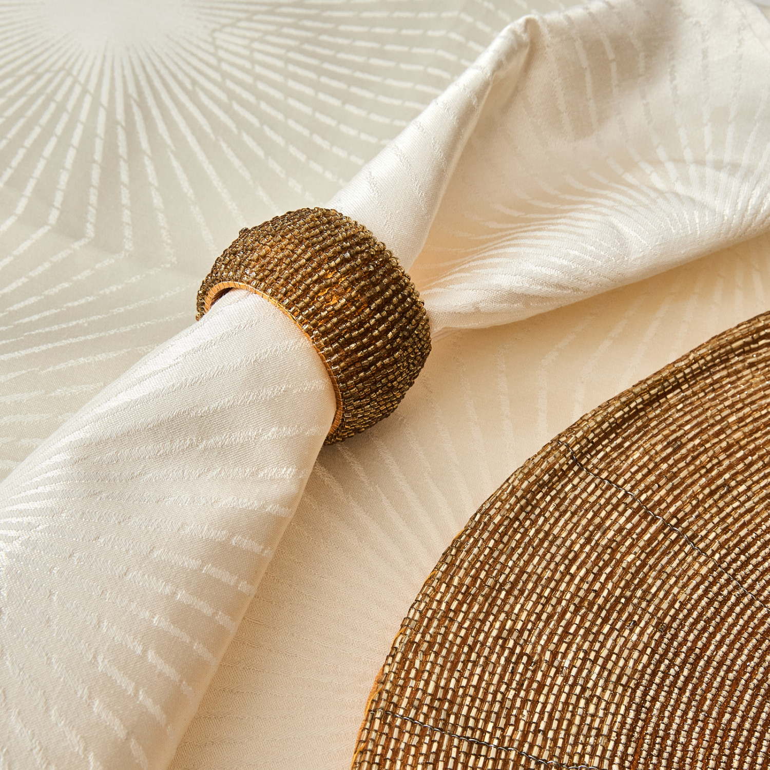 Набор колец Golden pearl для салфеток - фото № 2