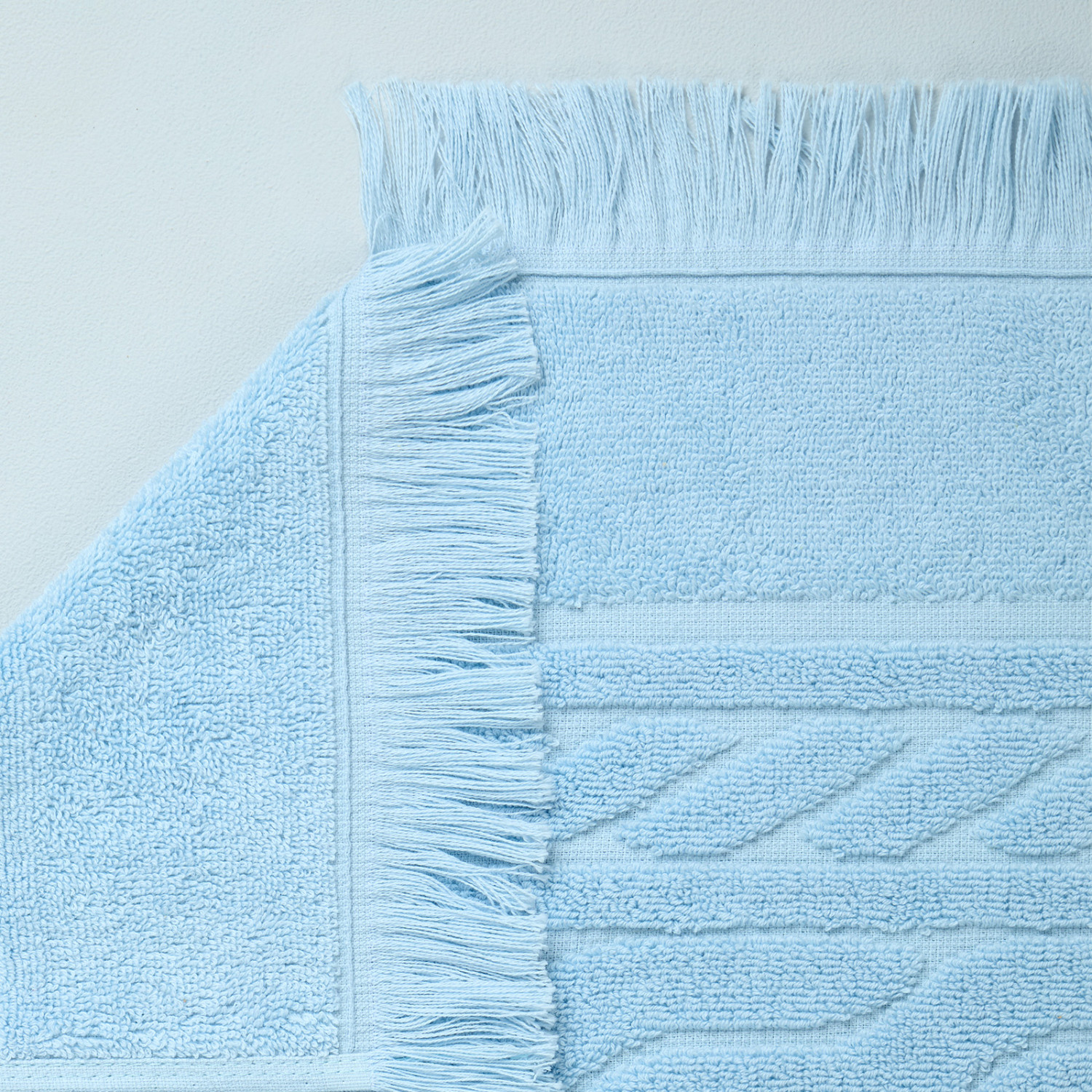 Полотенце махровое Saveria, голубое - фото № 2