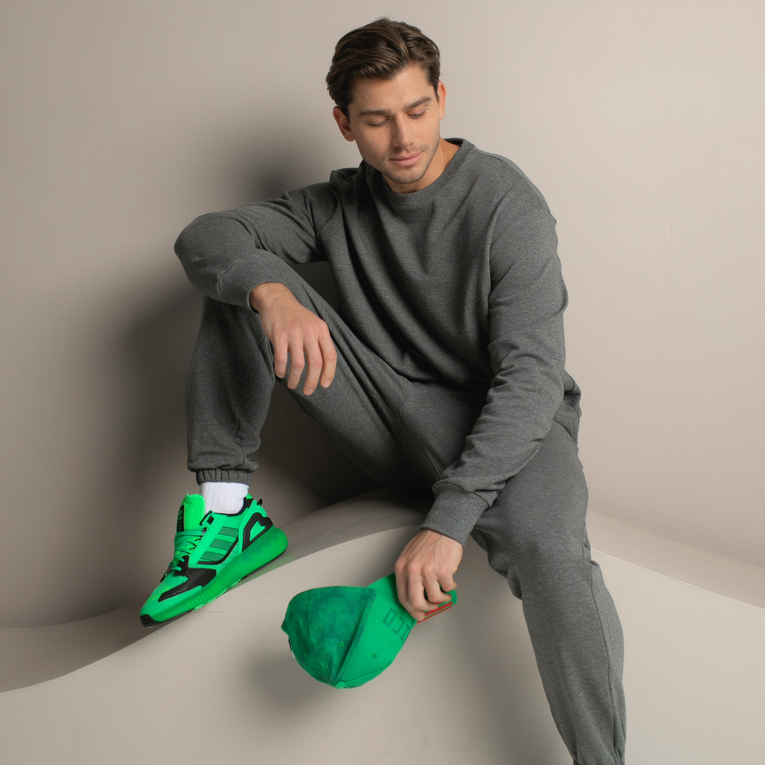 Брюки Massimo men, серые на резинке - фото № 5