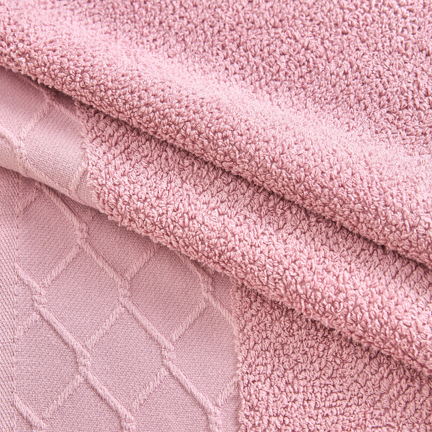 Полотенце махровое Savona, брусника - фото № 6