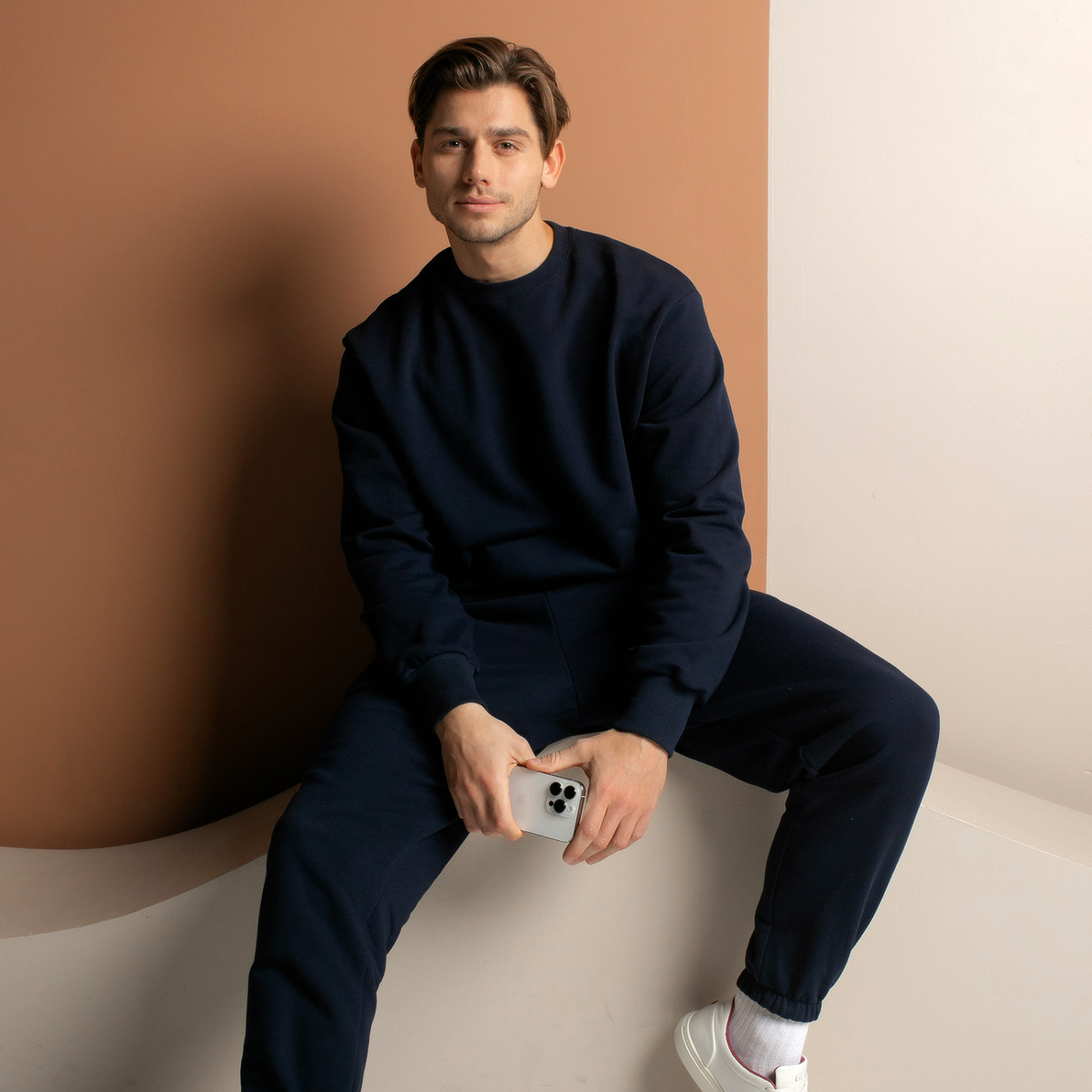 Свитшот Massimo men, синий - фото № 5