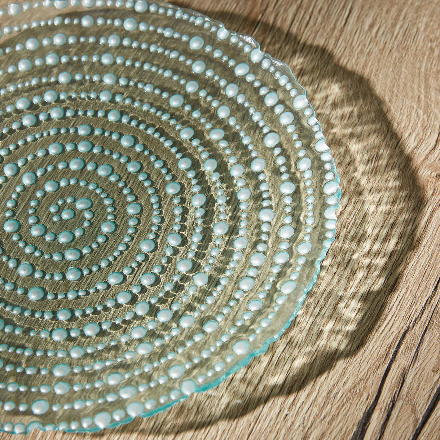 Тарелка Alta marea, бирюза - фото № 3