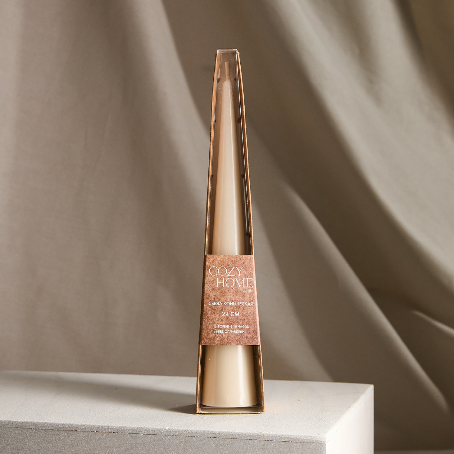 Свеча Estate, айвори - фото № 3