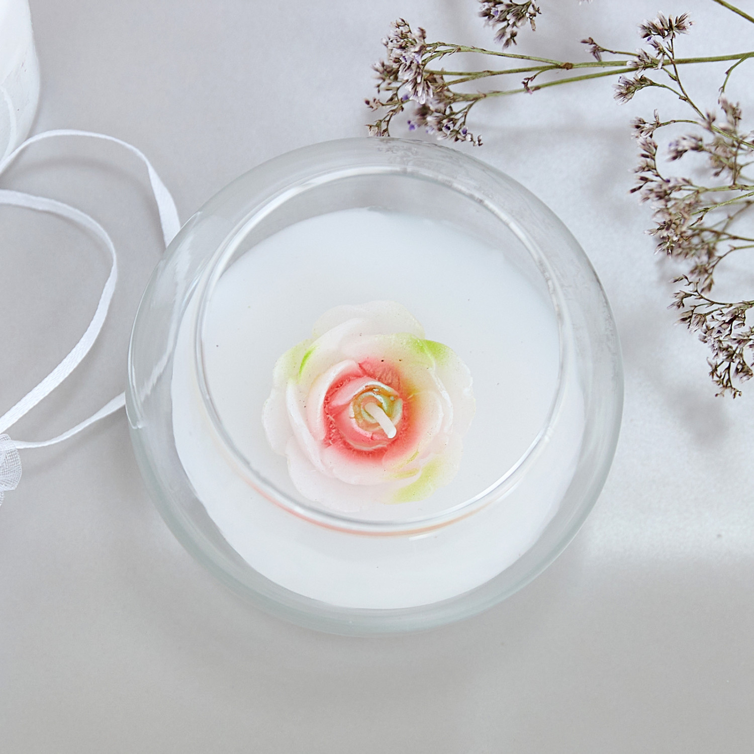 Свеча Piemonte, белая - фото № 2