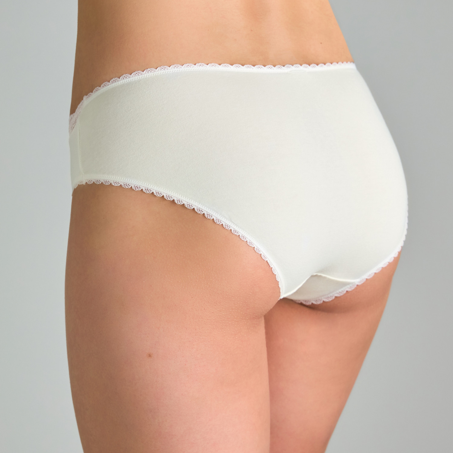 Набор трусов Slip, бежевые/розовые - фото № 4