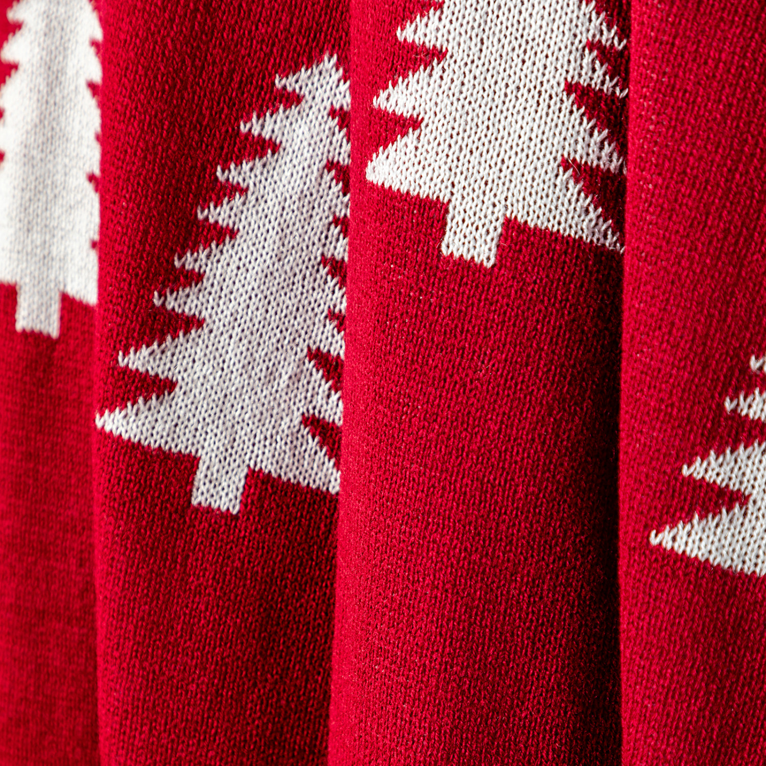 Плед Abete rosso, красный - фото № 4