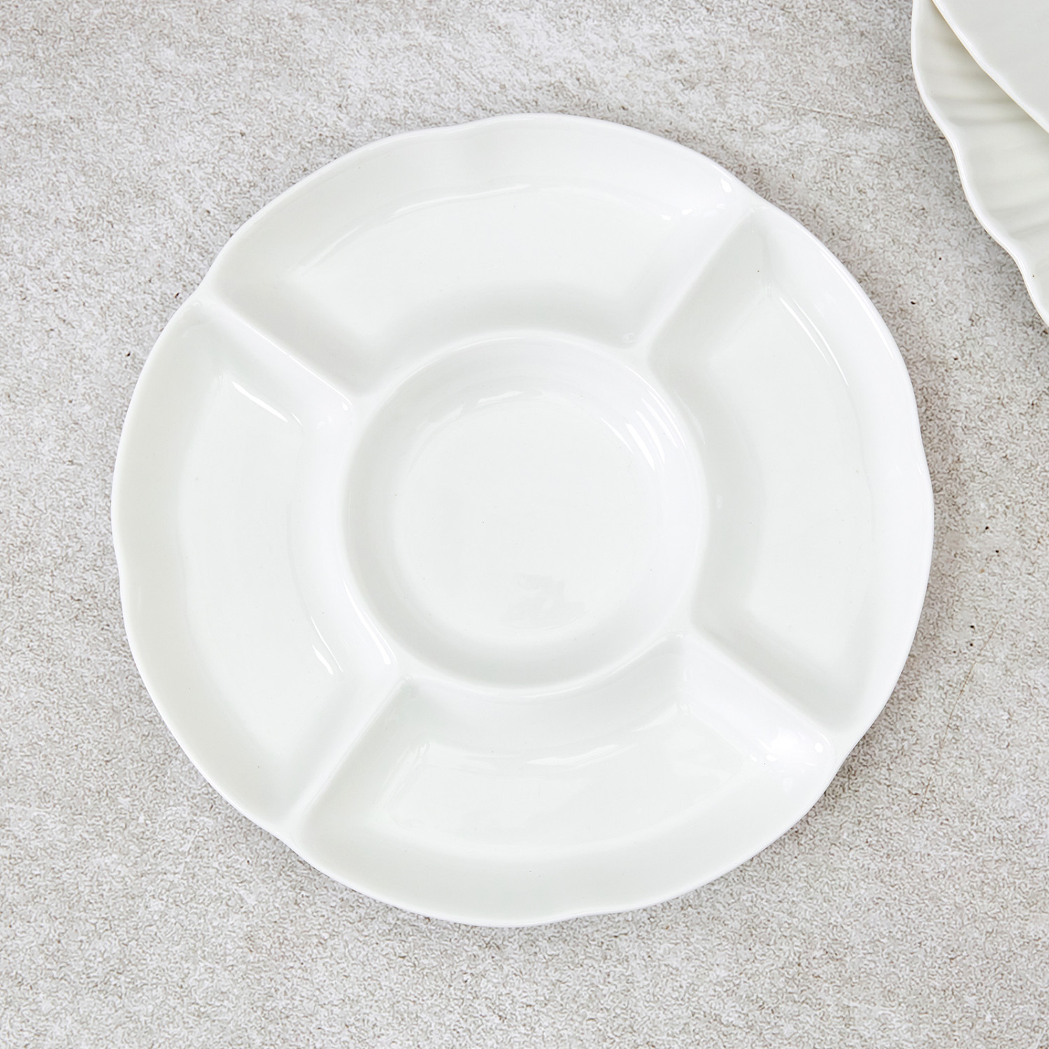 Менажница Зефир/Marshmallows круглая - фото № 2