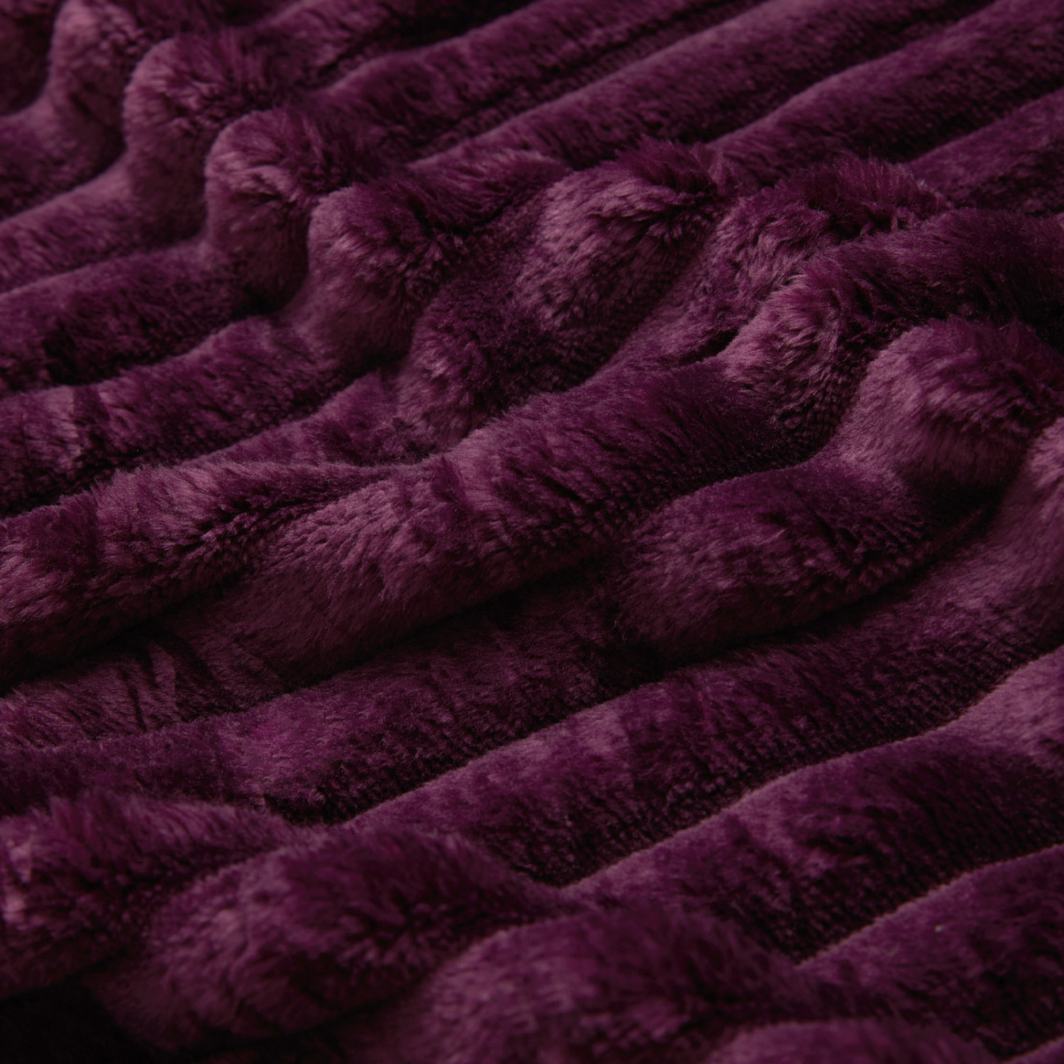 Плед Soft strip, слива - фото № 5