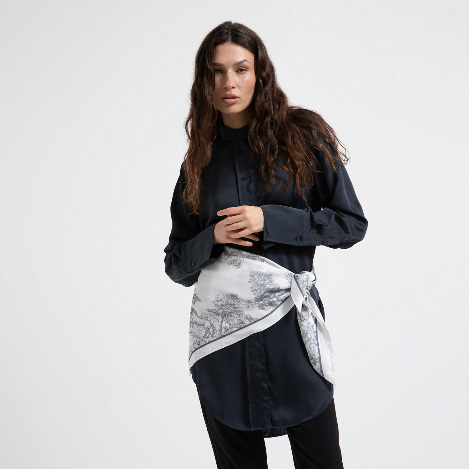 Платок шейный Horses - фото № 5