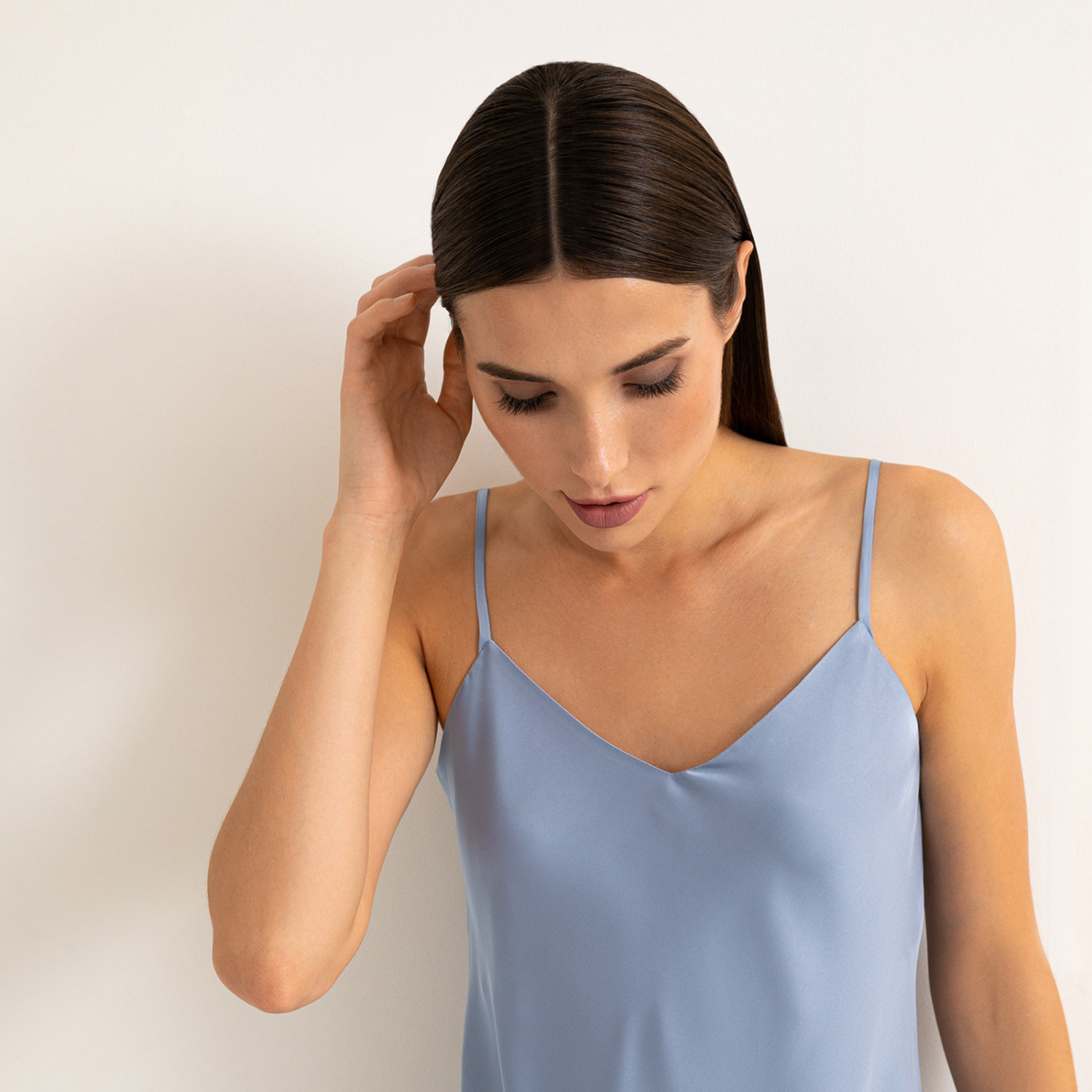 Сорочка Алисма/Alisma, голубая - фото № 7